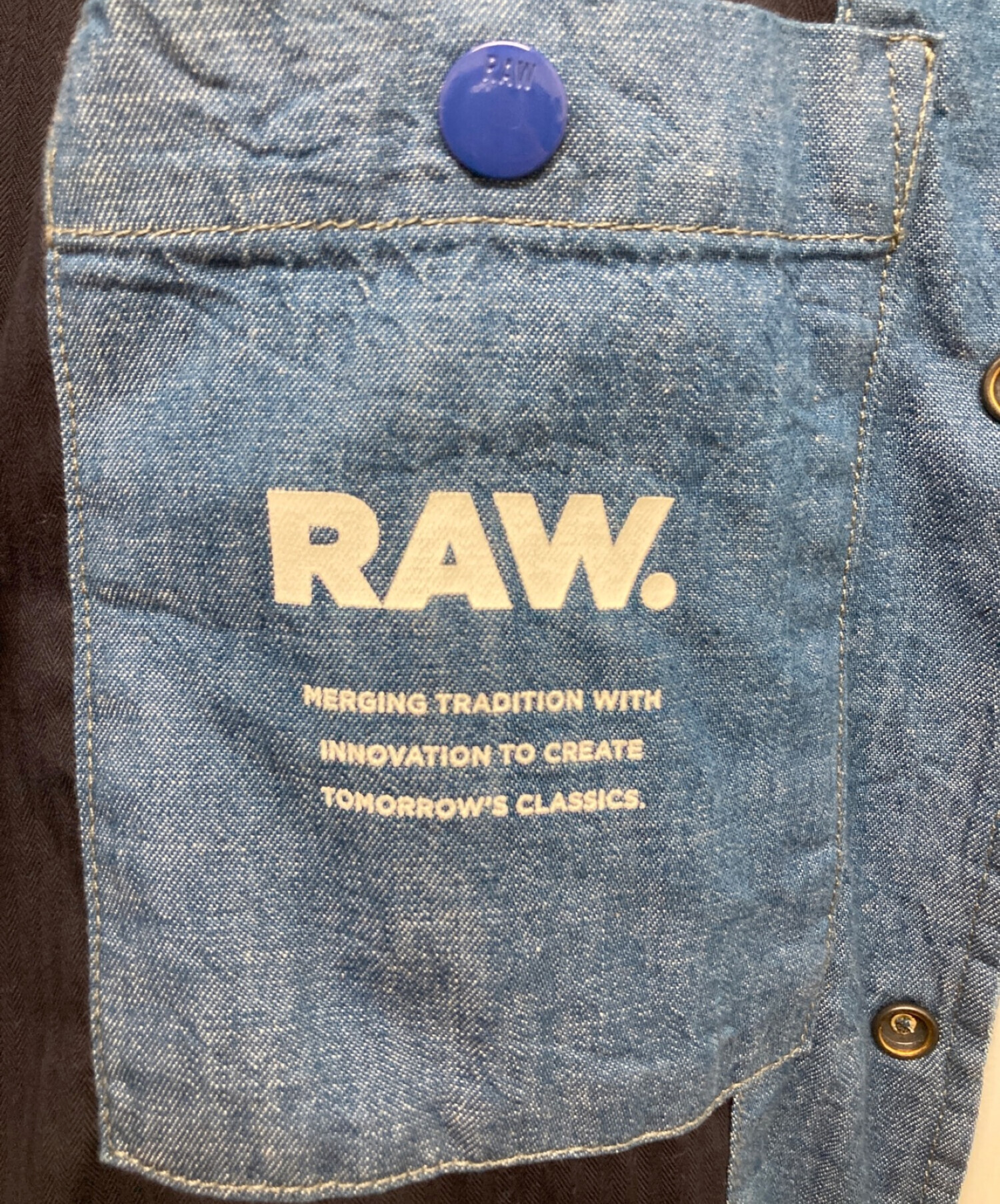 G-STAR RAW (ジースターロゥ) スタジャン インディゴ サイズ:XL