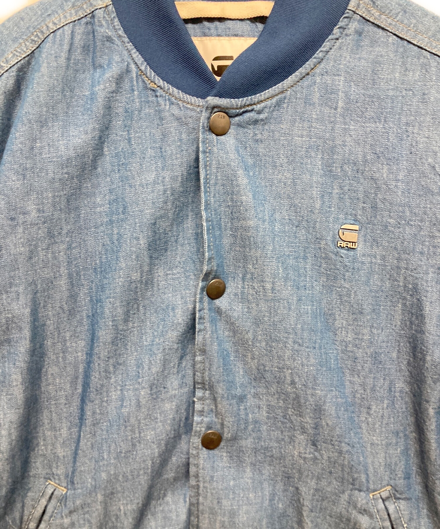 中古・古着通販】G-STAR RAW (ジースターロゥ) スタジャン インディゴ