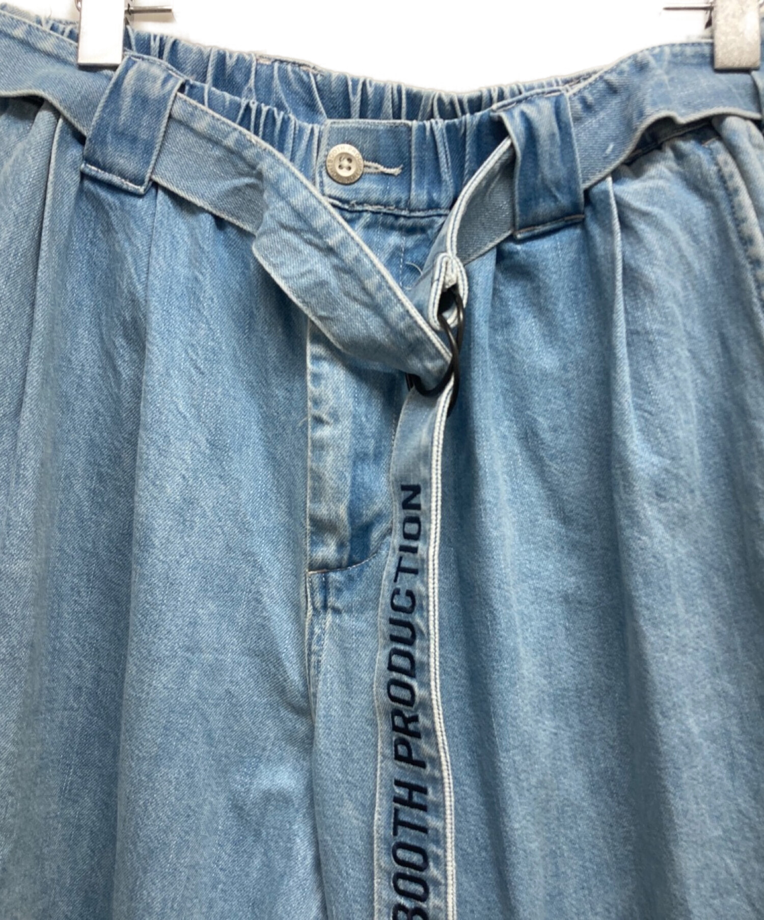 価格セール 2022春夏 SS22-B09 DENIM CROPPED PANTS - パンツ