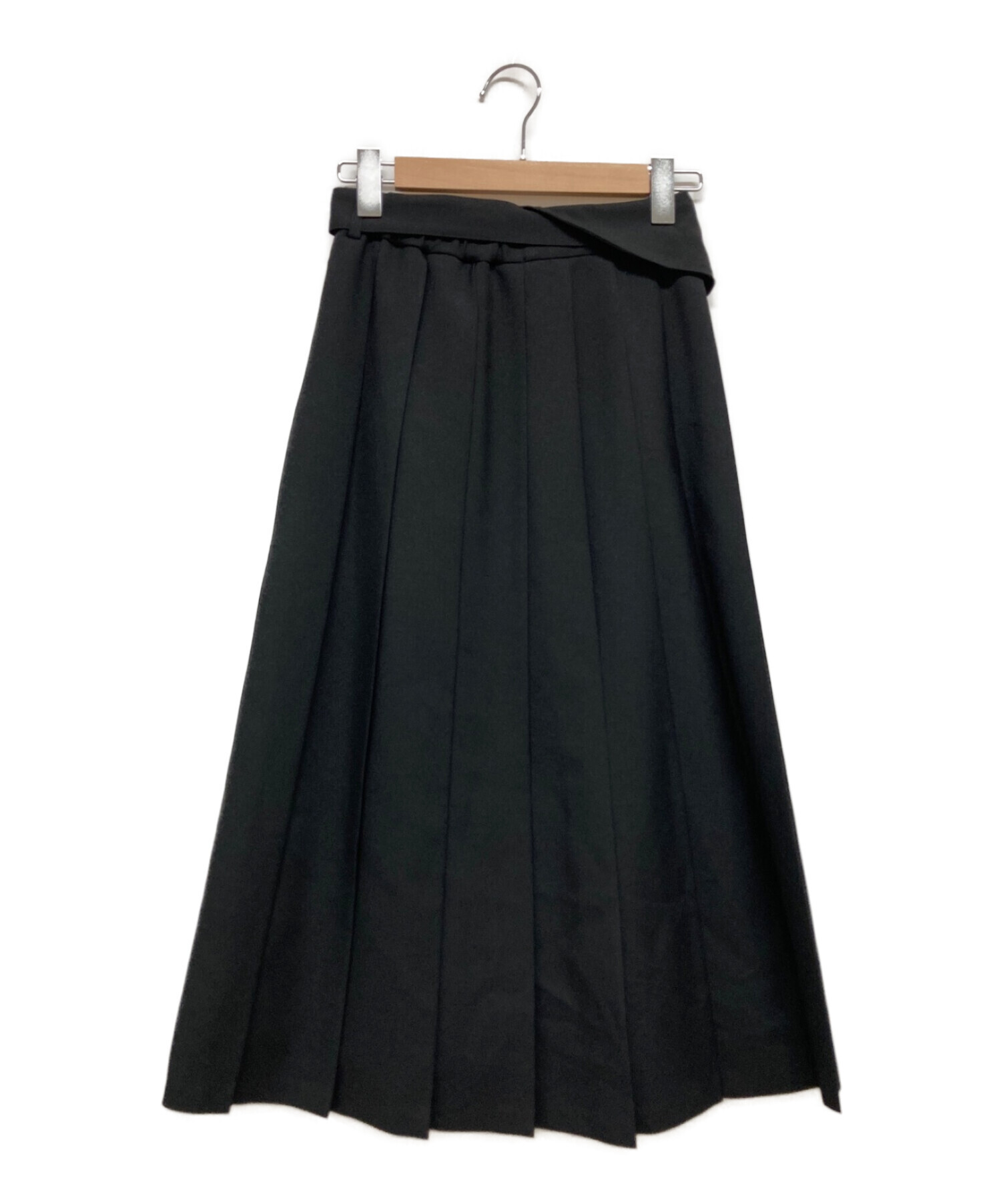 UNITED TOKYO (ユナイテッドトウキョウ) ビジーアートプリーツスカート ブラック サイズ:1