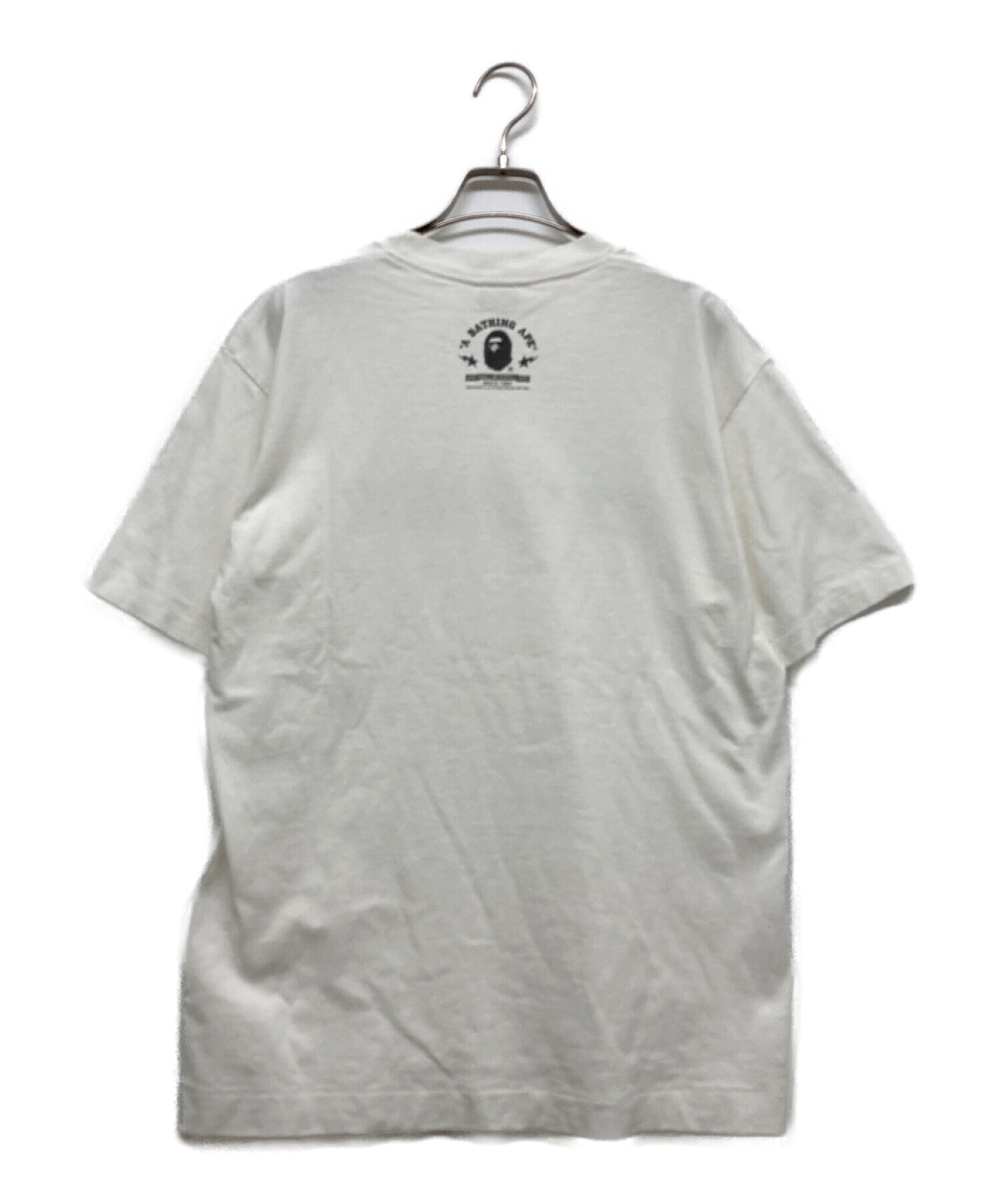 BAPE BY A BATHING APE (ベイプバイアベイシングエイプ) 半袖Tシャツ ホワイト サイズ:M