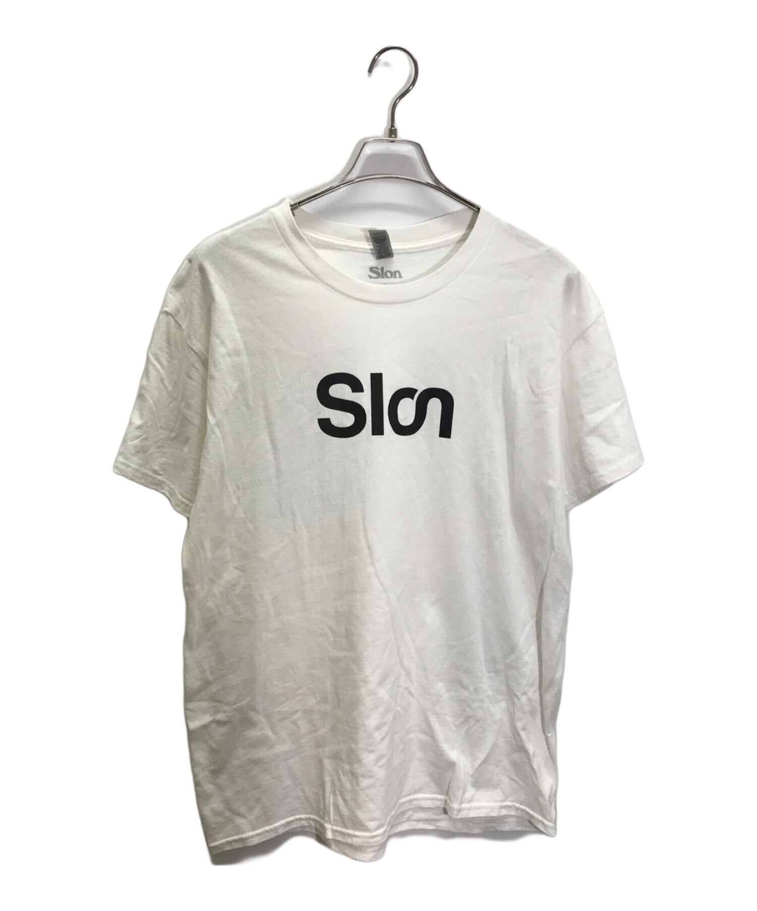 SLON STORE (スロンストア) ロゴtシャツ ホワイト サイズ:L