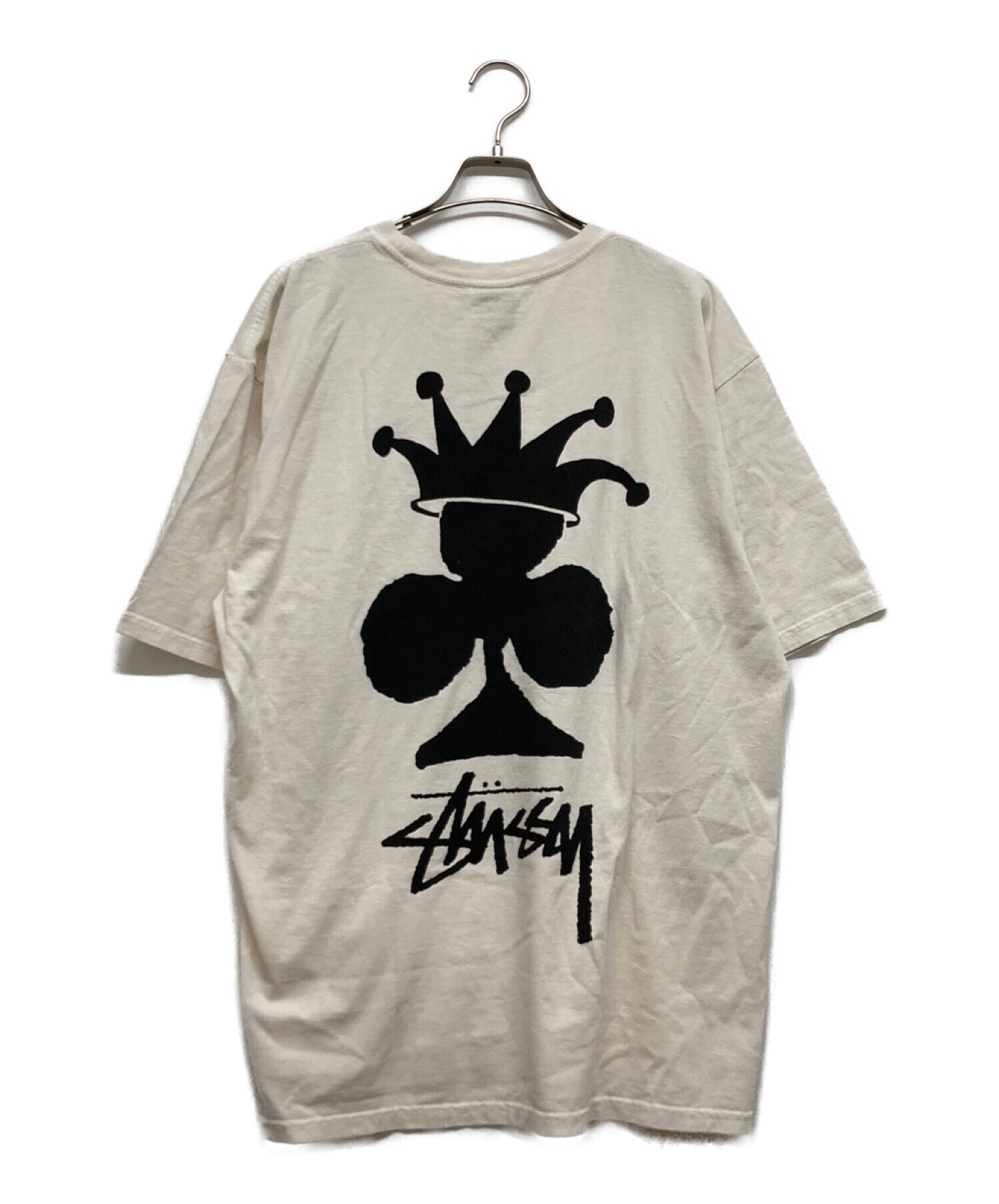 STUSSY CLUB CROWN PIG. DYED ステューシー☆XL☆白 | www