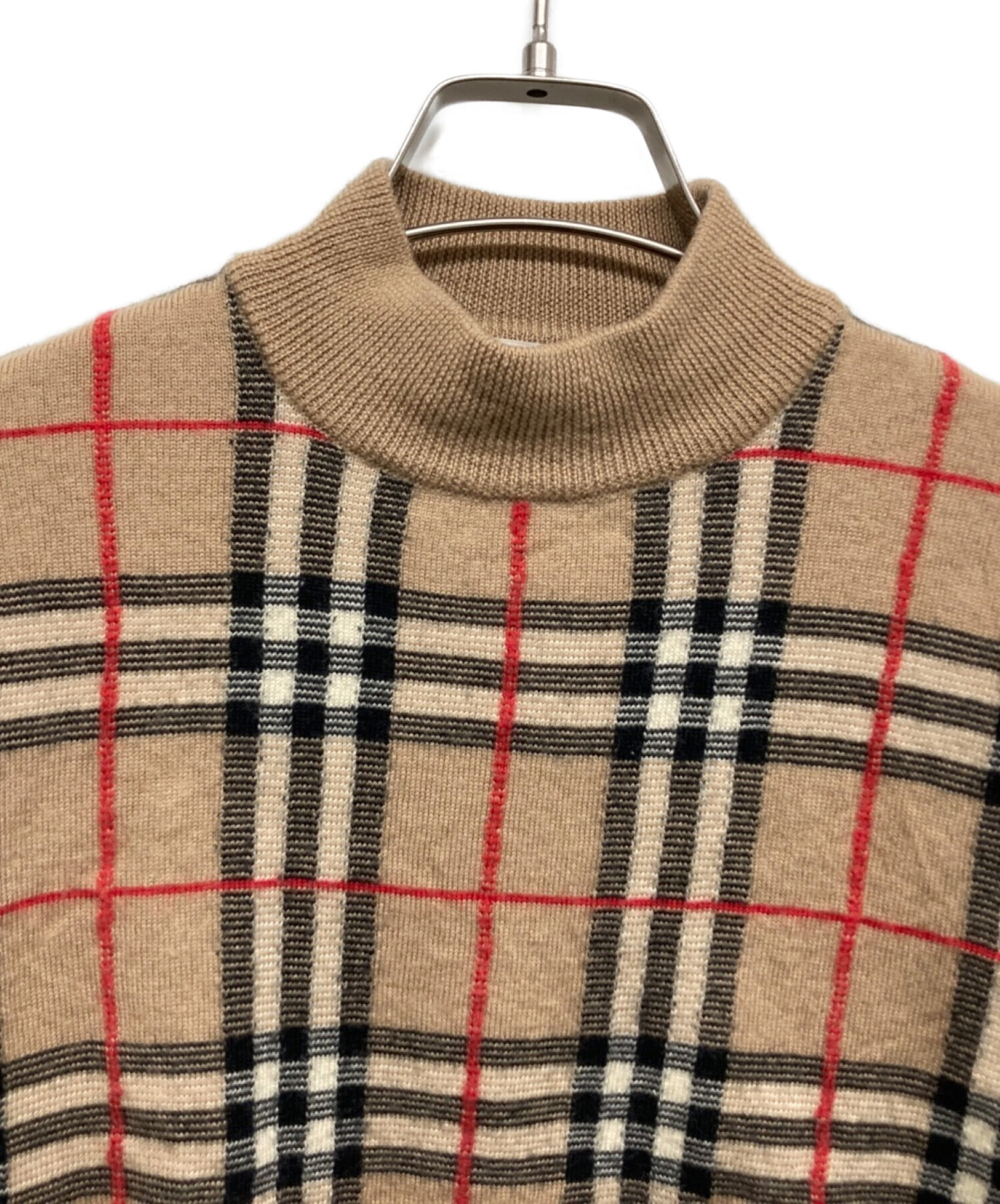 Burberry's (バーバリーズ) ノバチェックニット ベージュ サイズ:M