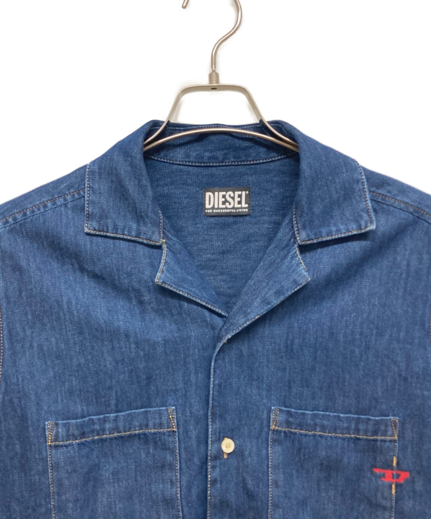 中古・古着通販】DIESEL (ディーゼル) デニムボーリングシャツ