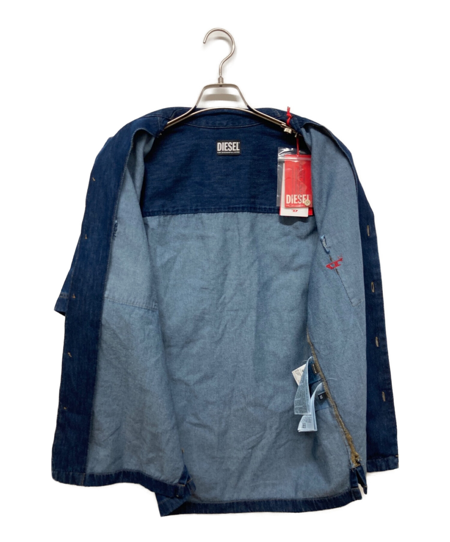 中古・古着通販】DIESEL (ディーゼル) デニムボーリングシャツ