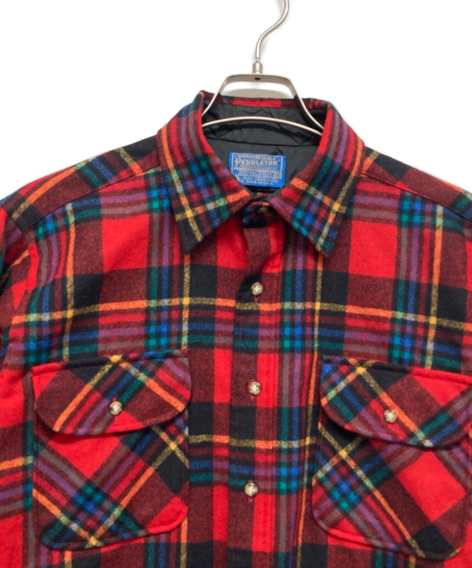 中古・古着通販】PENDLETON (ペンドルトン) チェックシャツ レッド