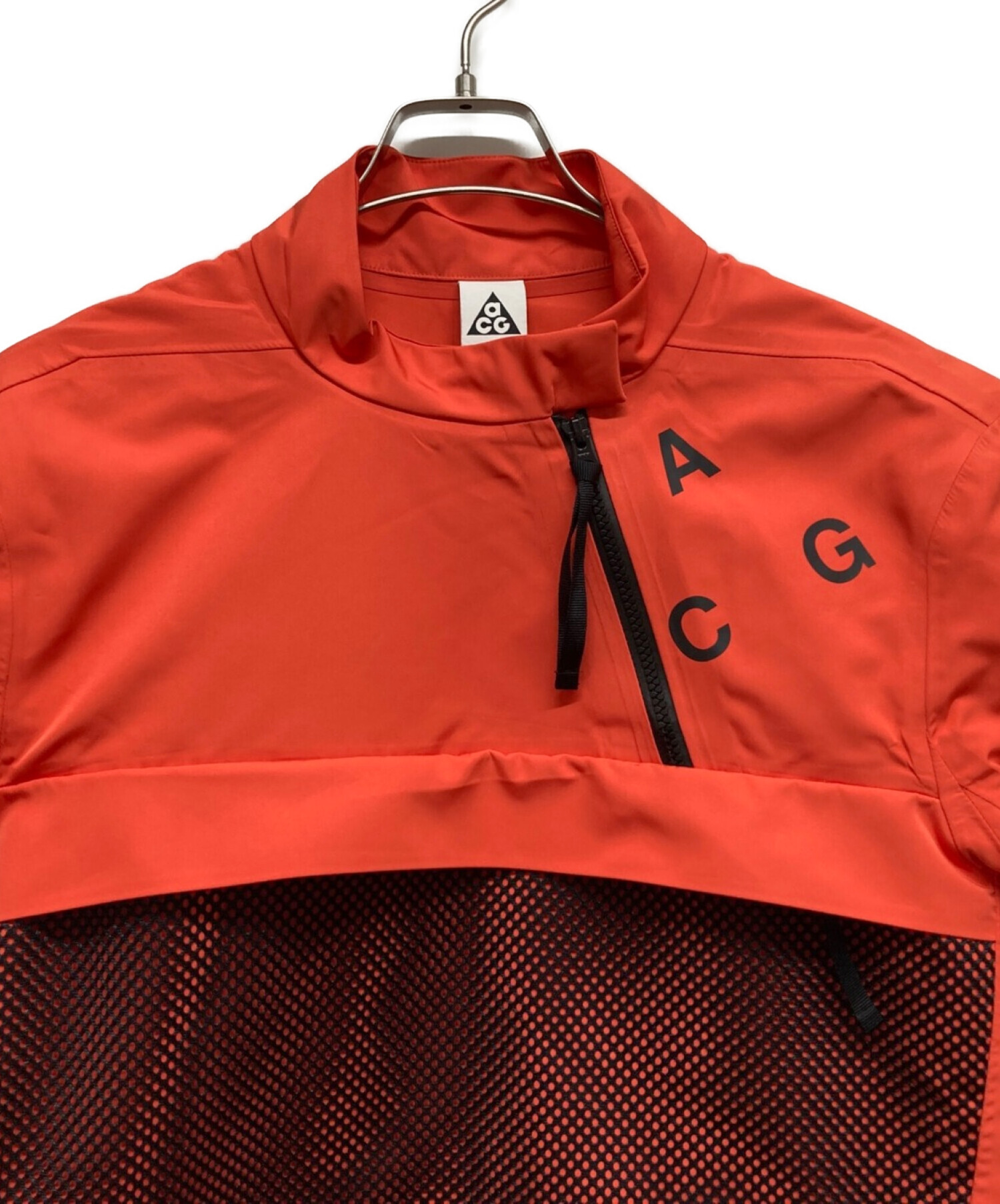 NIKE ACG (ナイキエージーシー) プルオーバージャケット オレンジ サイズ:S