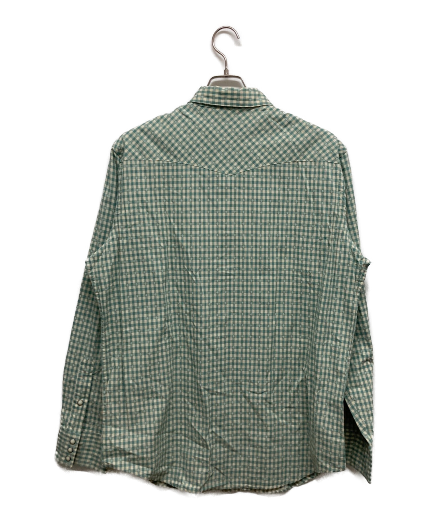 POLO COUNTRY (ポロカントリー) ギンガムチェックシャツ グリーン サイズ:L 未使用品