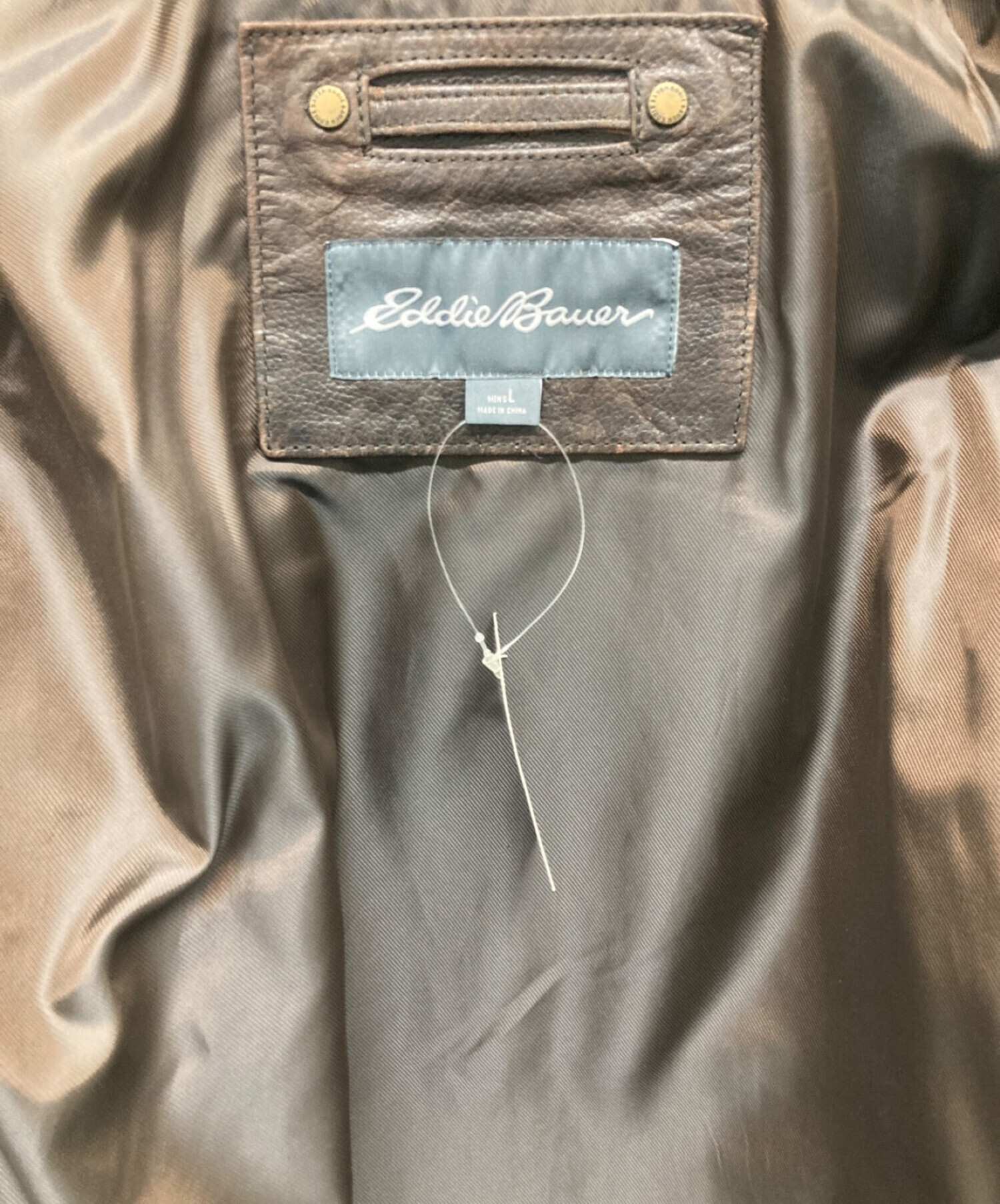 中古・古着通販】Eddie Bauer (エディーバウアー) レザージャケット