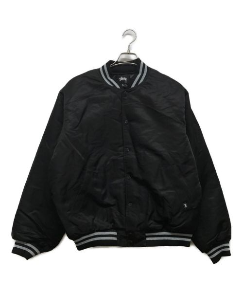 中古・古着通販】stussy (ステューシー) Sequins Satin Jacket ブラック サイズ:L｜ブランド・古着通販  トレファク公式【TREFAC FASHION】スマホサイト