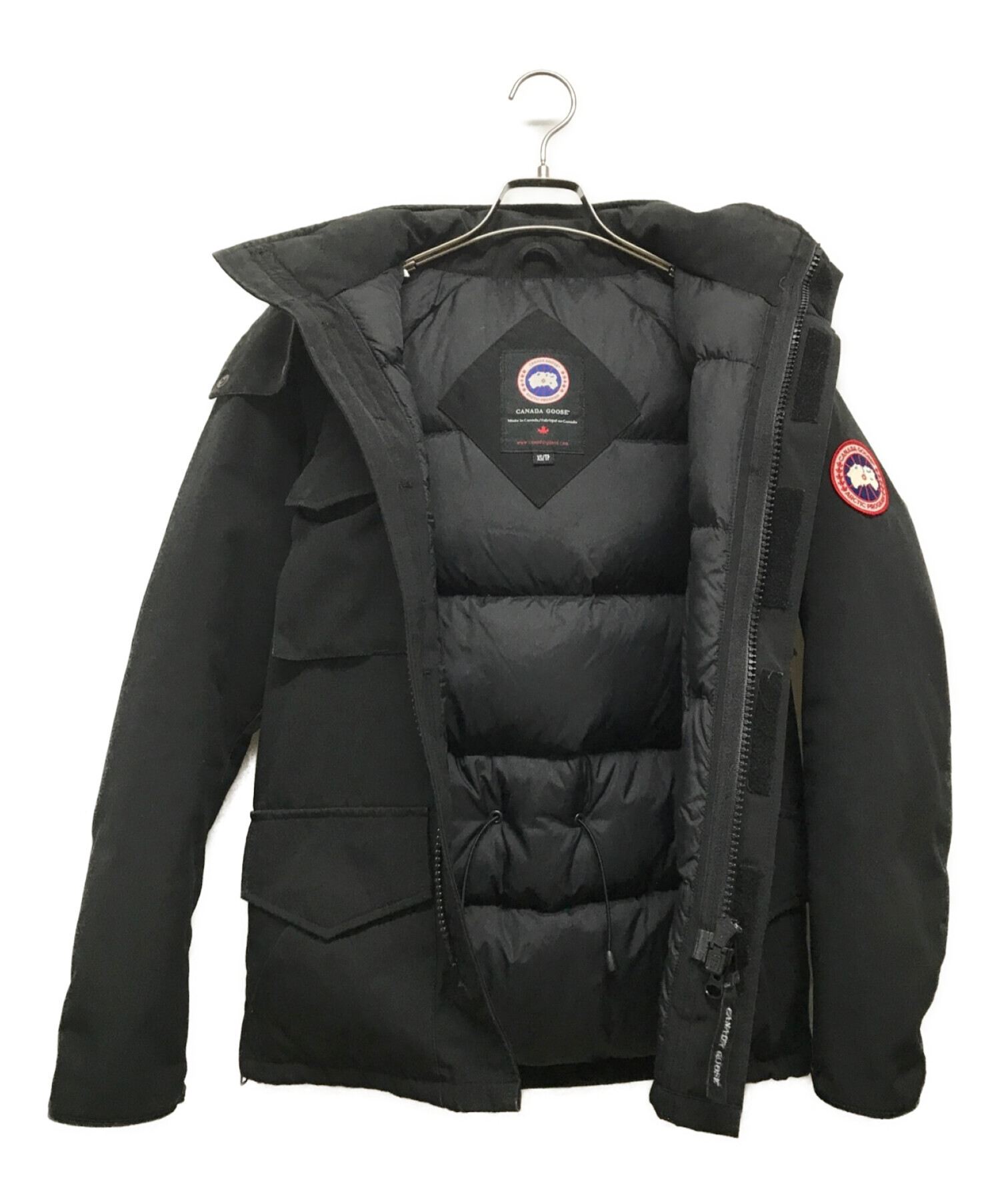 中古・古着通販】CANADA GOOSE (カナダグース) ダウンジャケット ブラック サイズ:XS｜ブランド・古着通販 トレファク公式【TREFAC  FASHION】スマホサイト