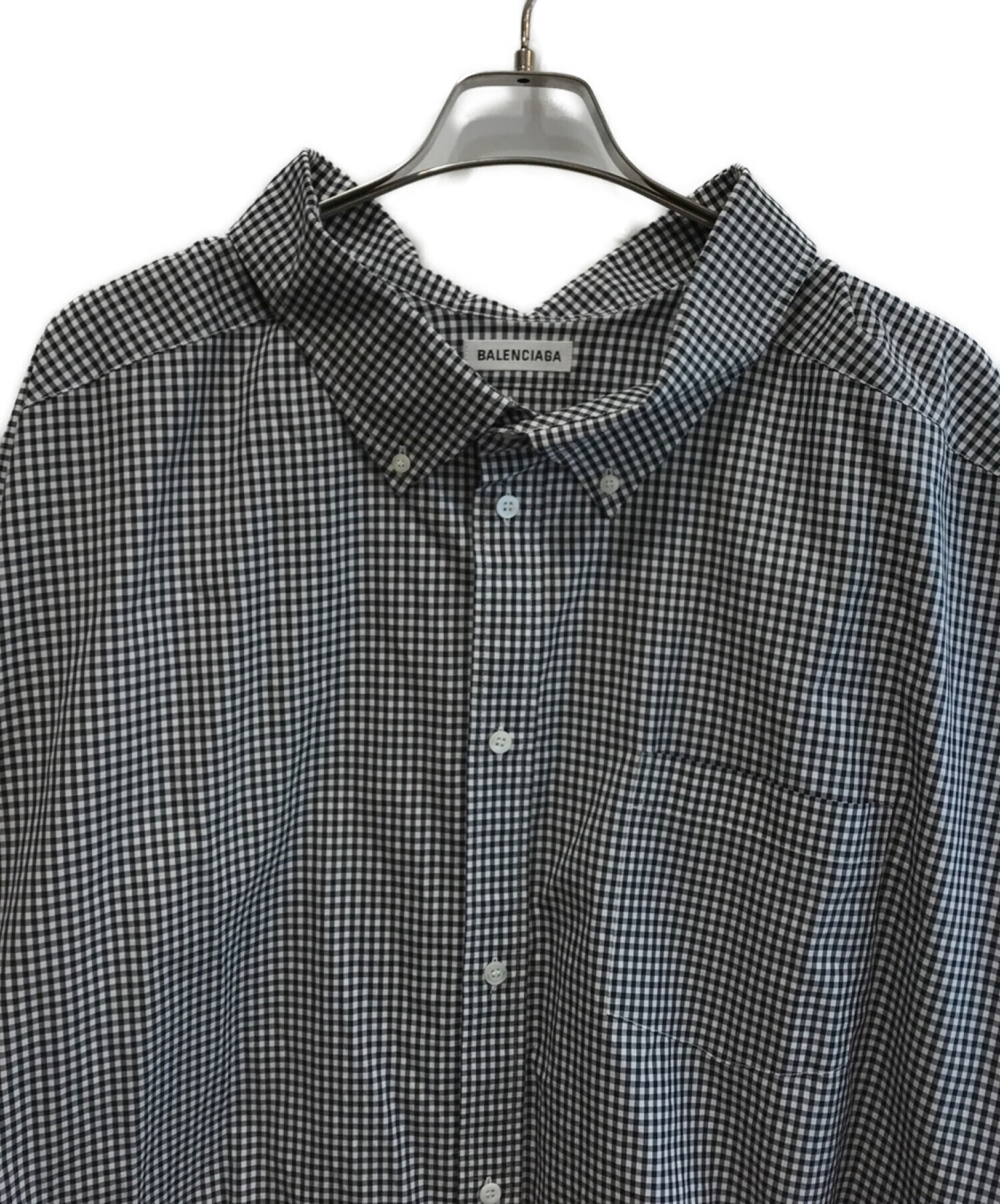 BALENCIAGA (バレンシアガ) オーバーサイズシャツ ブラック サイズ:34