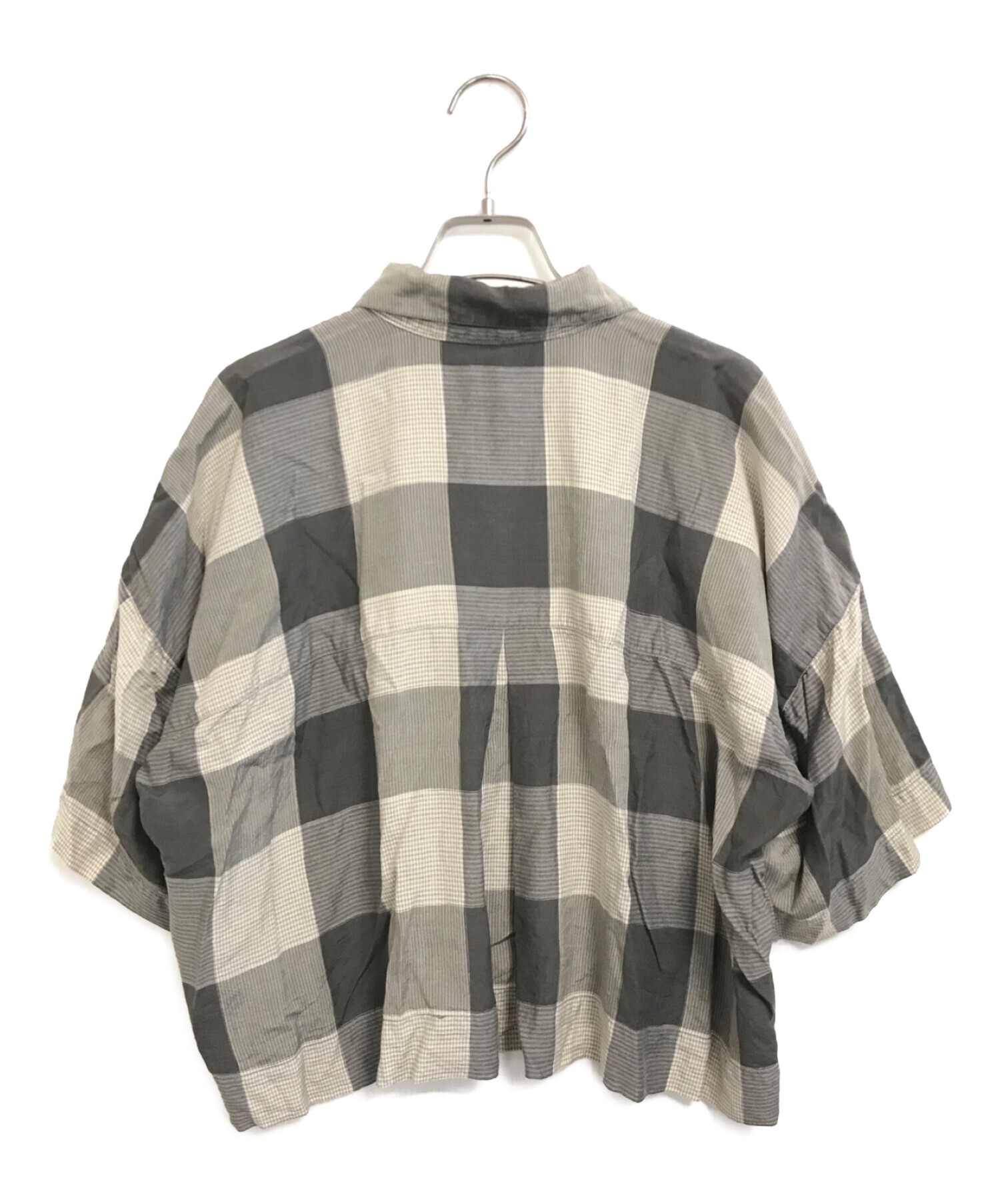 中古・古着通販】ISSEY MIYAKE (イッセイミヤケ) シルクレーヨンシャツ