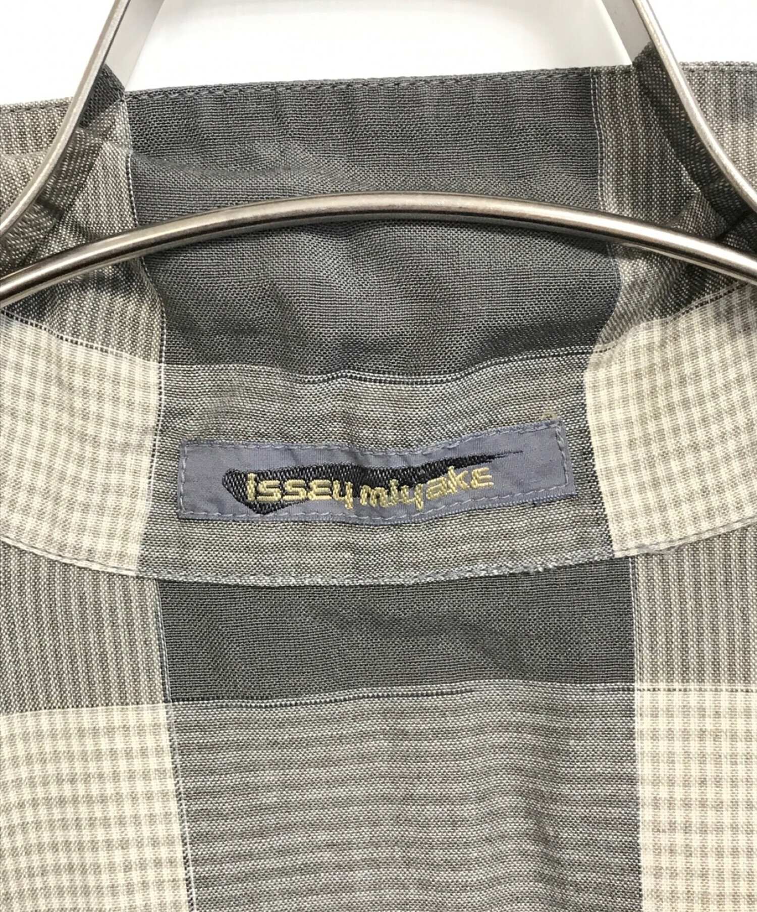 中古・古着通販】ISSEY MIYAKE (イッセイミヤケ) シルクレーヨンシャツ