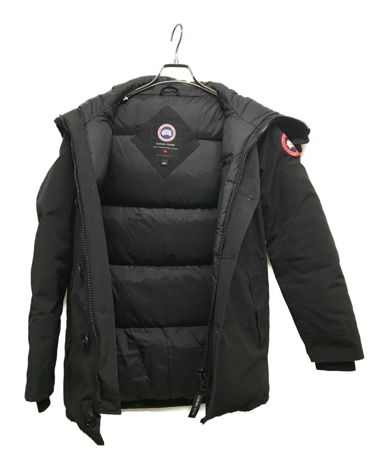 中古・古着通販】CANADA GOOSE (カナダグース) ダウンコート ブラック