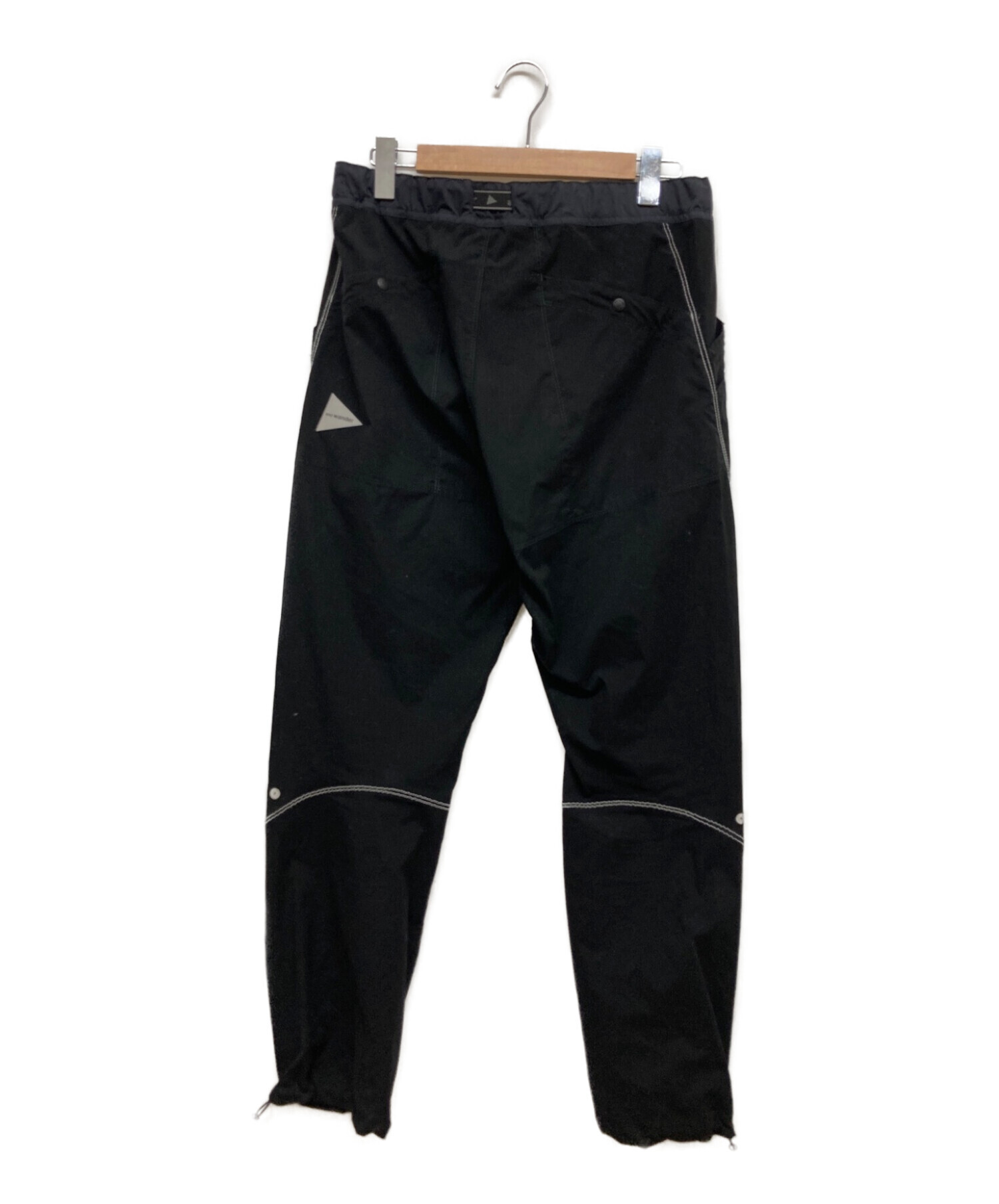 中古・古着通販】and wander (アンドワンダー) PERTEX nylon rip pants ブラック サイズ:4｜ブランド・古着通販  トレファク公式【TREFAC FASHION】スマホサイト