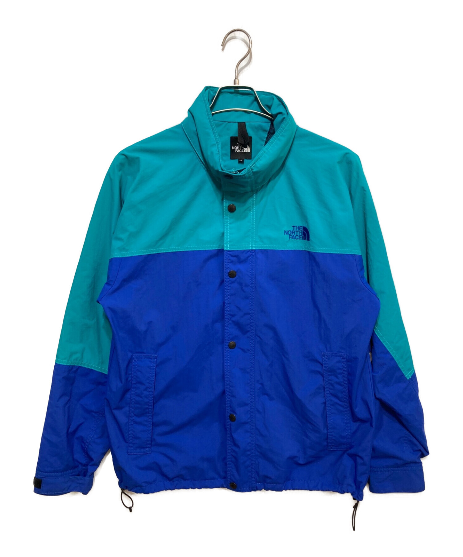 THE NORTH FACE (ザ ノース フェイス) ハイドレナウィンドジャケット ブルー×グリーン サイズ:M