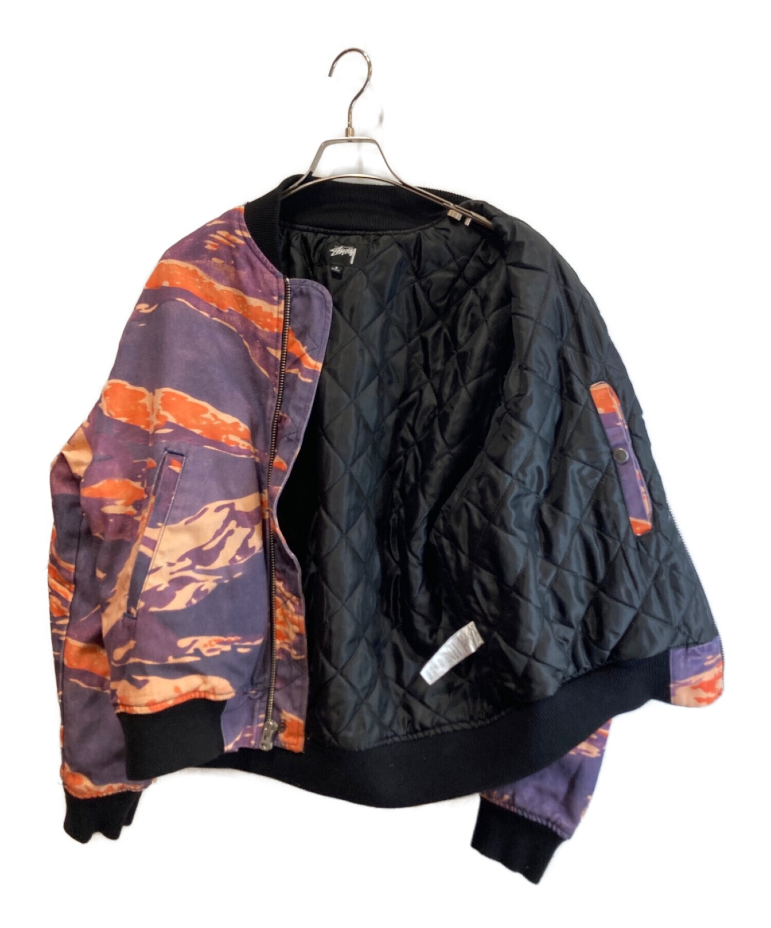 中古・古着通販】stussy (ステューシー) ブルゾン パープル サイズ:S