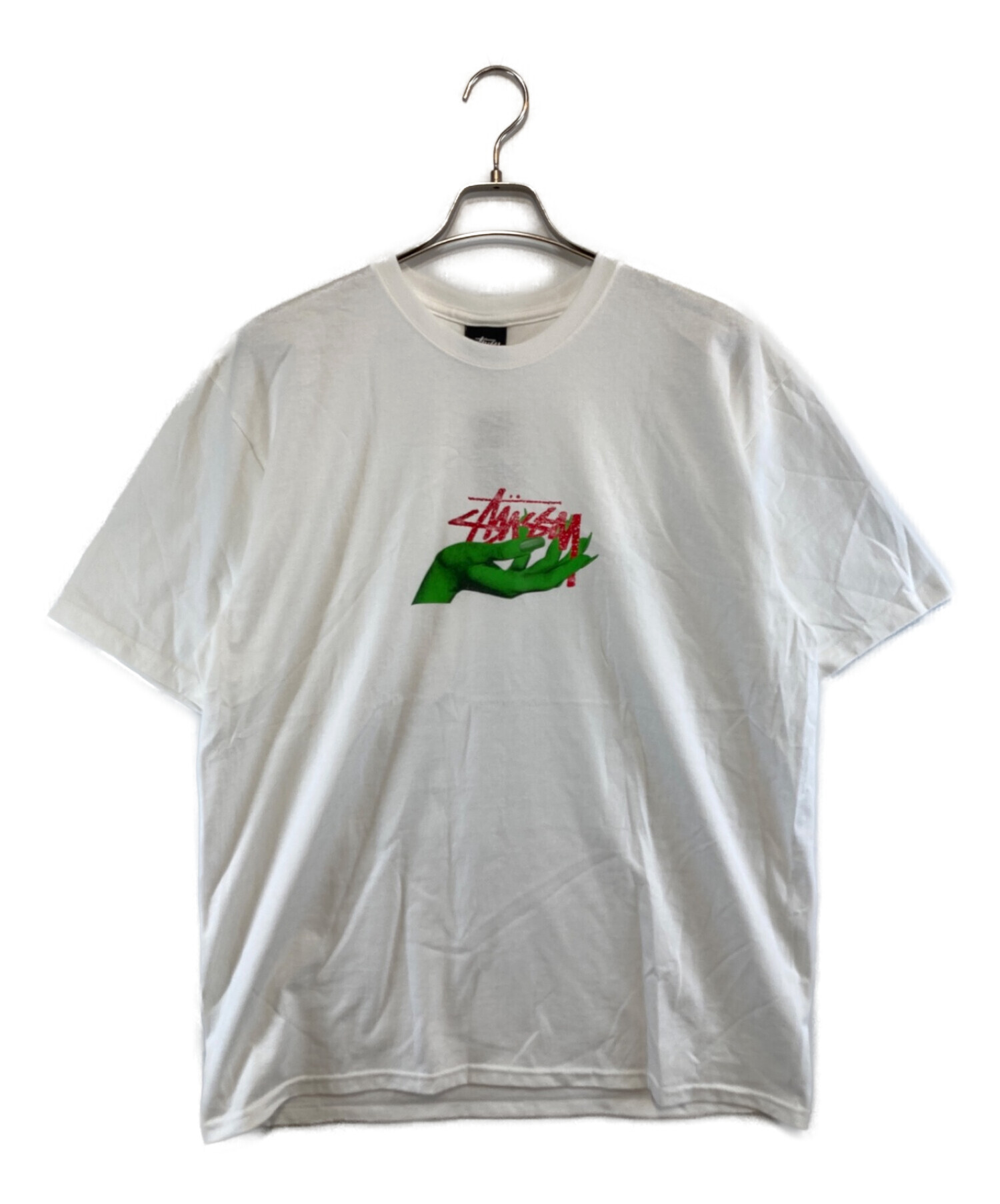 中古・古着通販】stussy (ステューシー) Tシャツ ホワイト サイズ:L 未