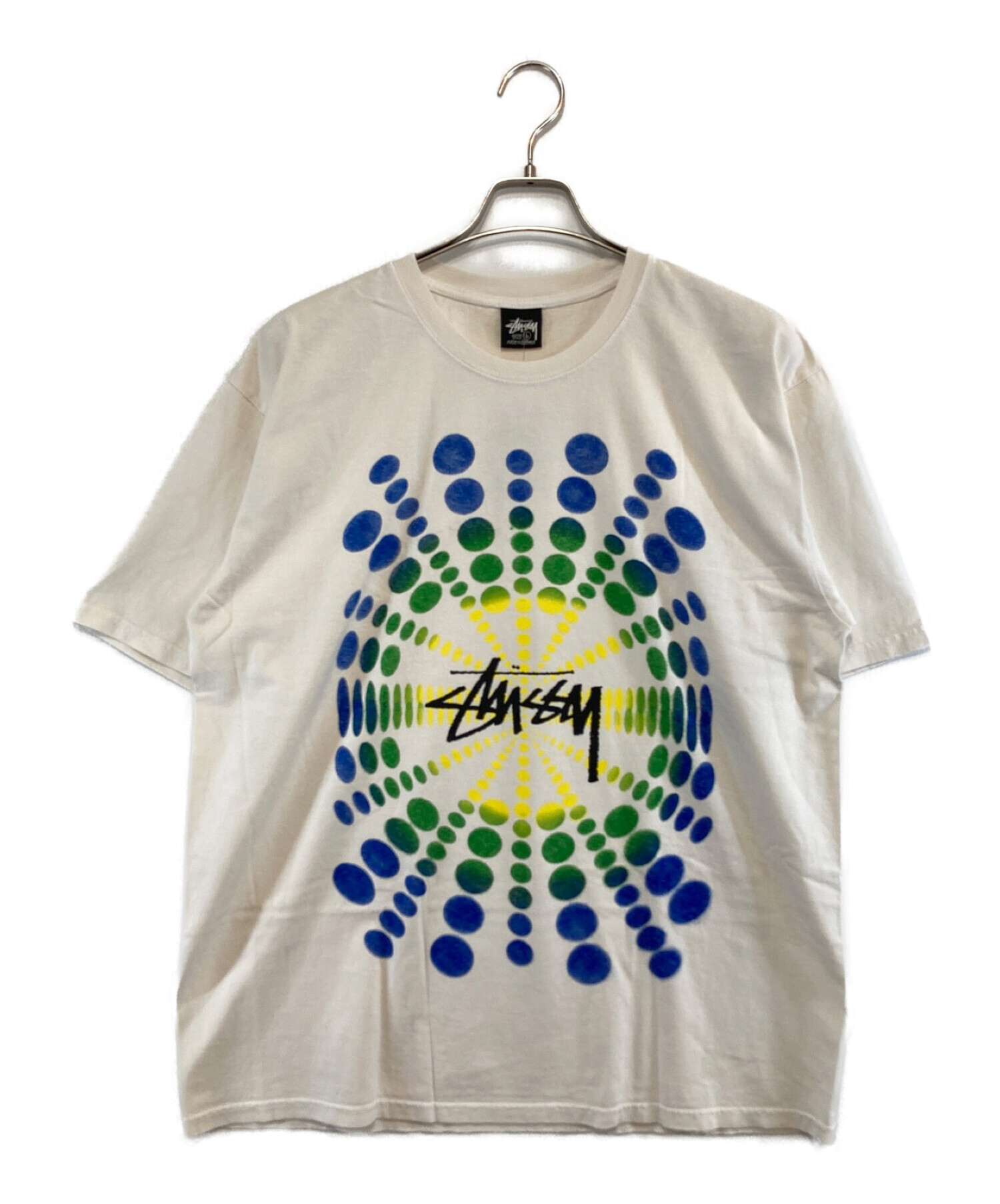 中古・古着通販】stussy (ステューシー) Tシャツ ホワイト サイズ:L 未