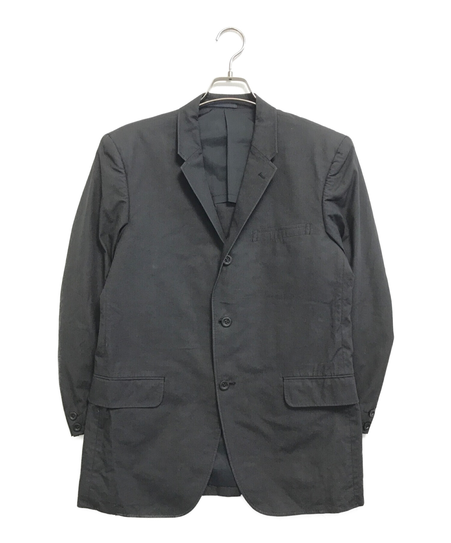 中古・古着通販】COMME des GARCONS HOMME (コムデギャルソン オム) テーラードジャケット ブラック  サイズ:M｜ブランド・古着通販 トレファク公式【TREFAC FASHION】スマホサイト