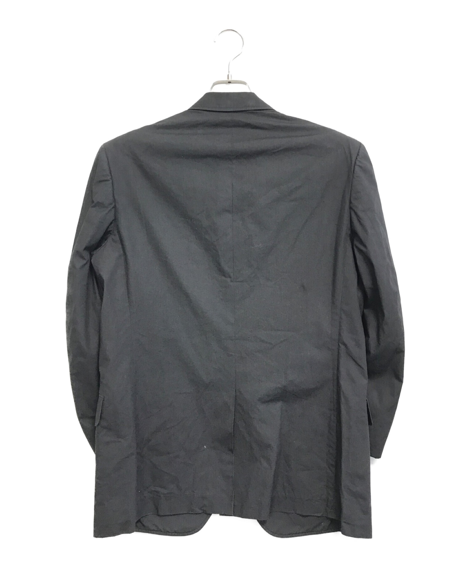 中古・古着通販】COMME des GARCONS HOMME (コムデギャルソン オム) テーラードジャケット ブラック  サイズ:M｜ブランド・古着通販 トレファク公式【TREFAC FASHION】スマホサイト