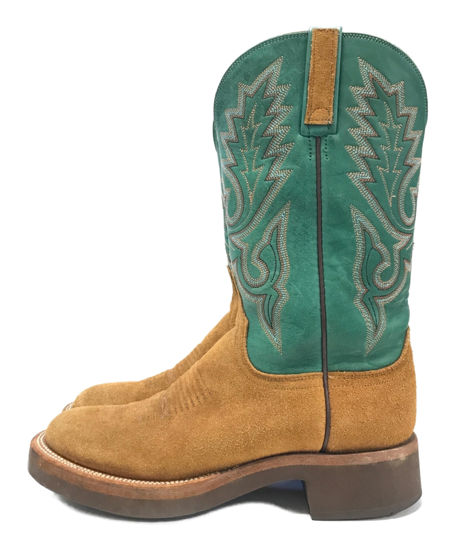 中古・古着通販】LUCCHESE (ルケーシー) ウェスタンブーツ グリーン