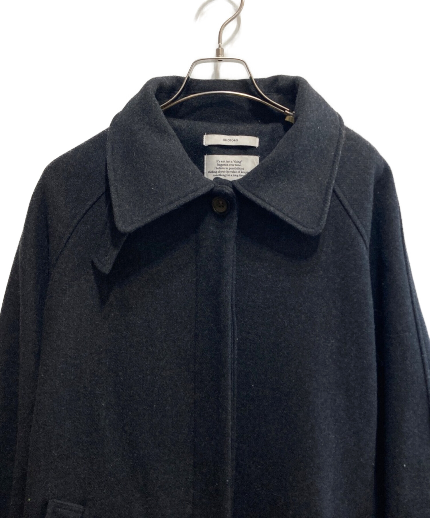 OHOTORO dublin coatチャコール-