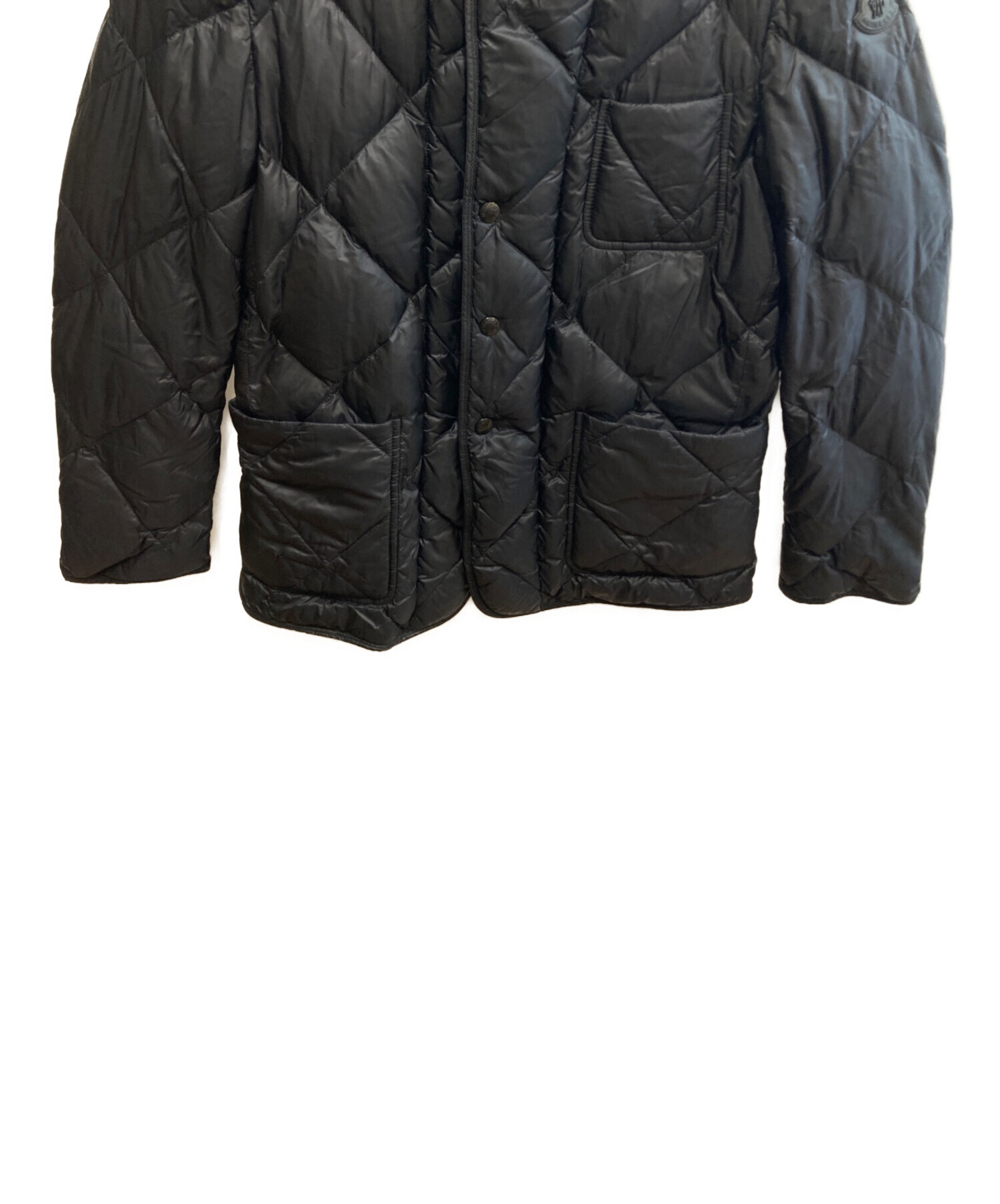 中古・古着通販】MONCLER (モンクレール) キルティングダウンジャケット ブラック サイズ:2｜ブランド・古着通販 トレファク公式【TREFAC  FASHION】スマホサイト