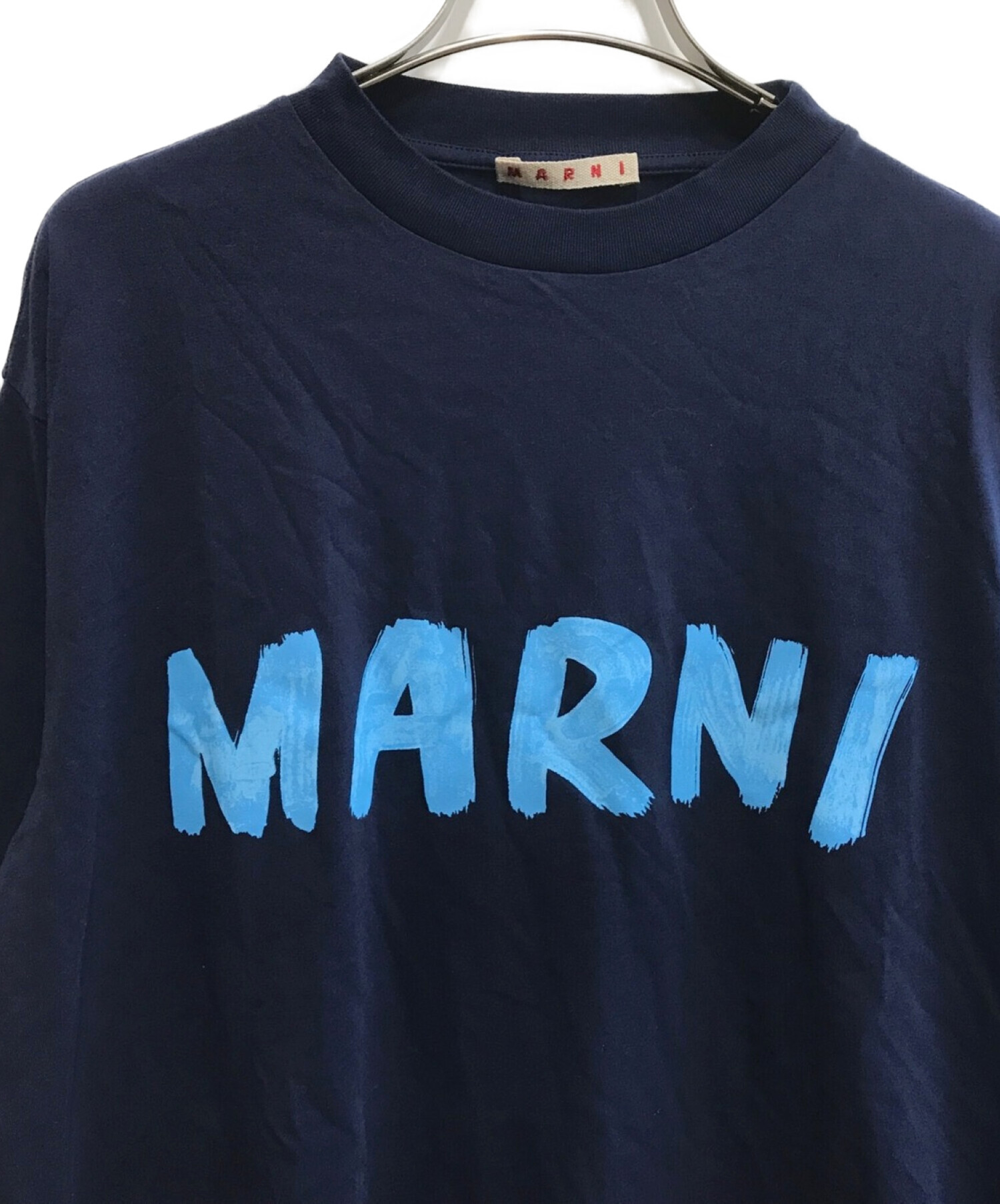 在庫限り特価 MARNI マルニ Tシャツ・カットソー F 白xピンク 【古着