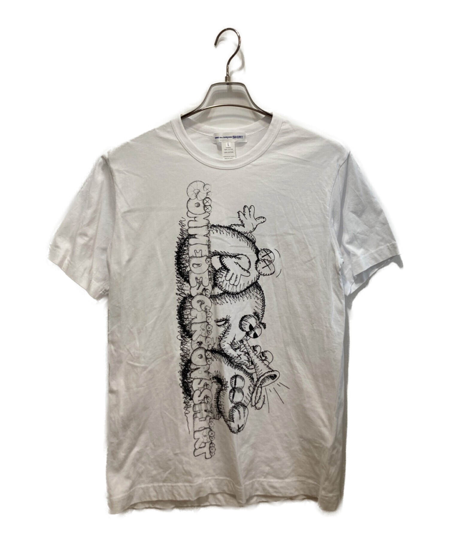 COMMEdesGA新品　コムデギャルソンシャツ　COMME des GARCONS × KAWS