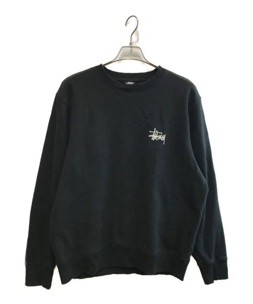 中古・古着通販】stussy (ステューシー) ロゴスウェット ブラック