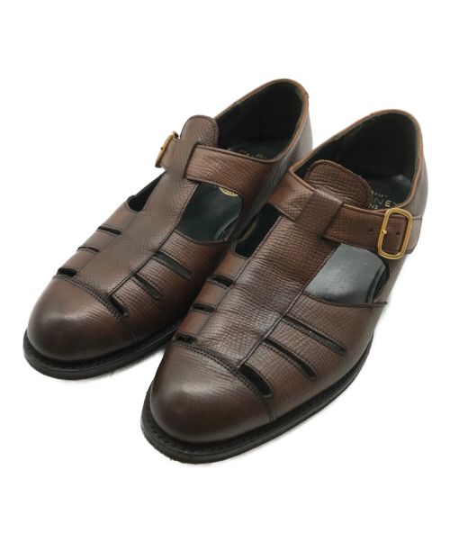 【中古・古着通販】JOSEPH CHEANEY&SONS (ジョセフチーニーアンドサンズ) グルカサンダル ブラウン サイズ:8｜ブランド・古着通販  トレファク公式【TREFAC FASHION】スマホサイト