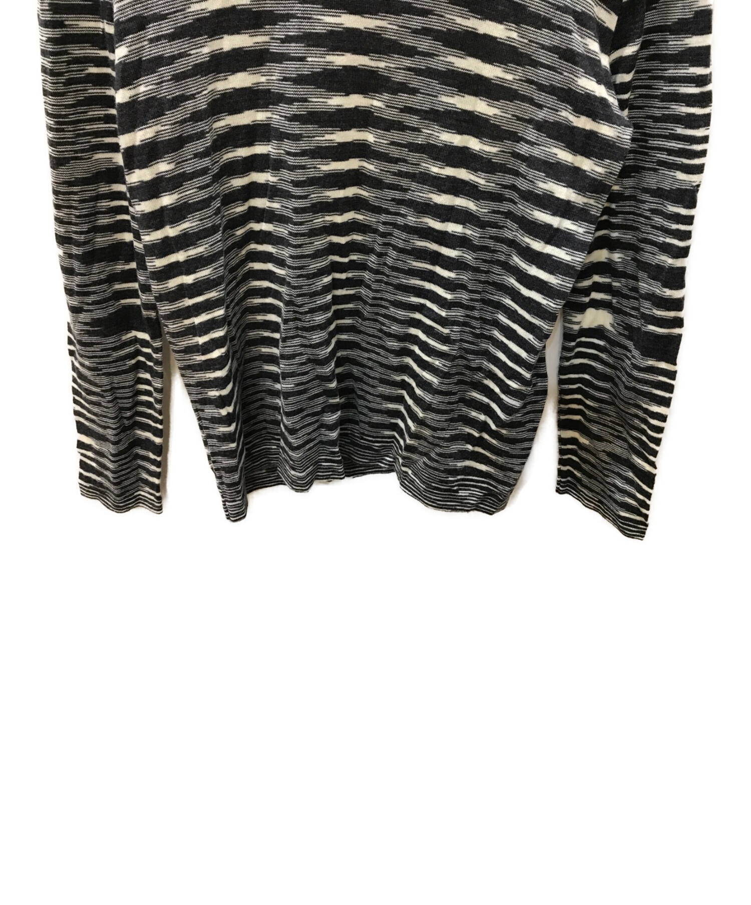 中古・古着通販】MISSONI (ミッソーニ) タートルネックニット グレー