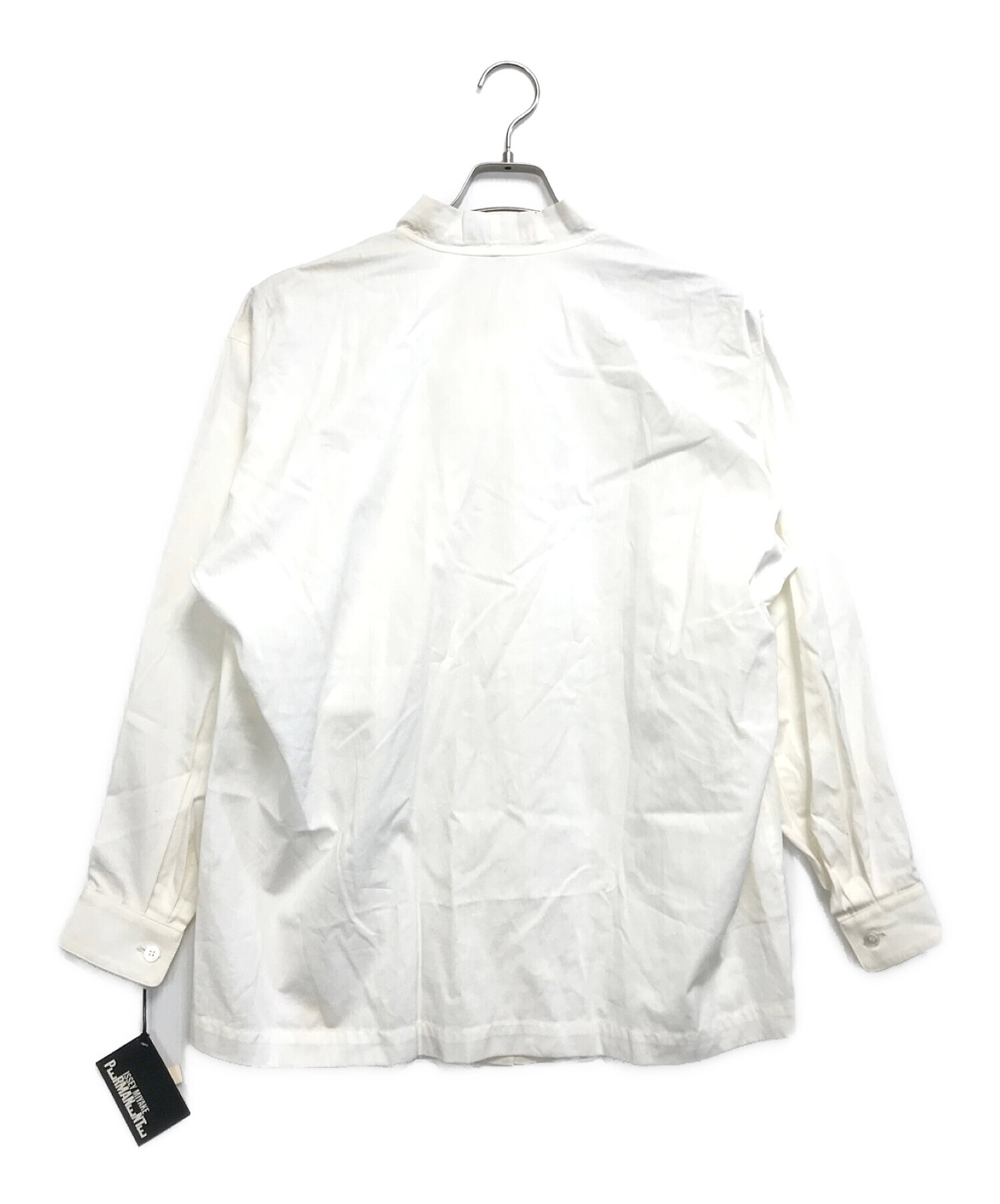 ISSEY MIYAKE PERMANENTE (イッセイミヤケ ペルマネンテ) デザインシャツ ホワイト サイズ:M