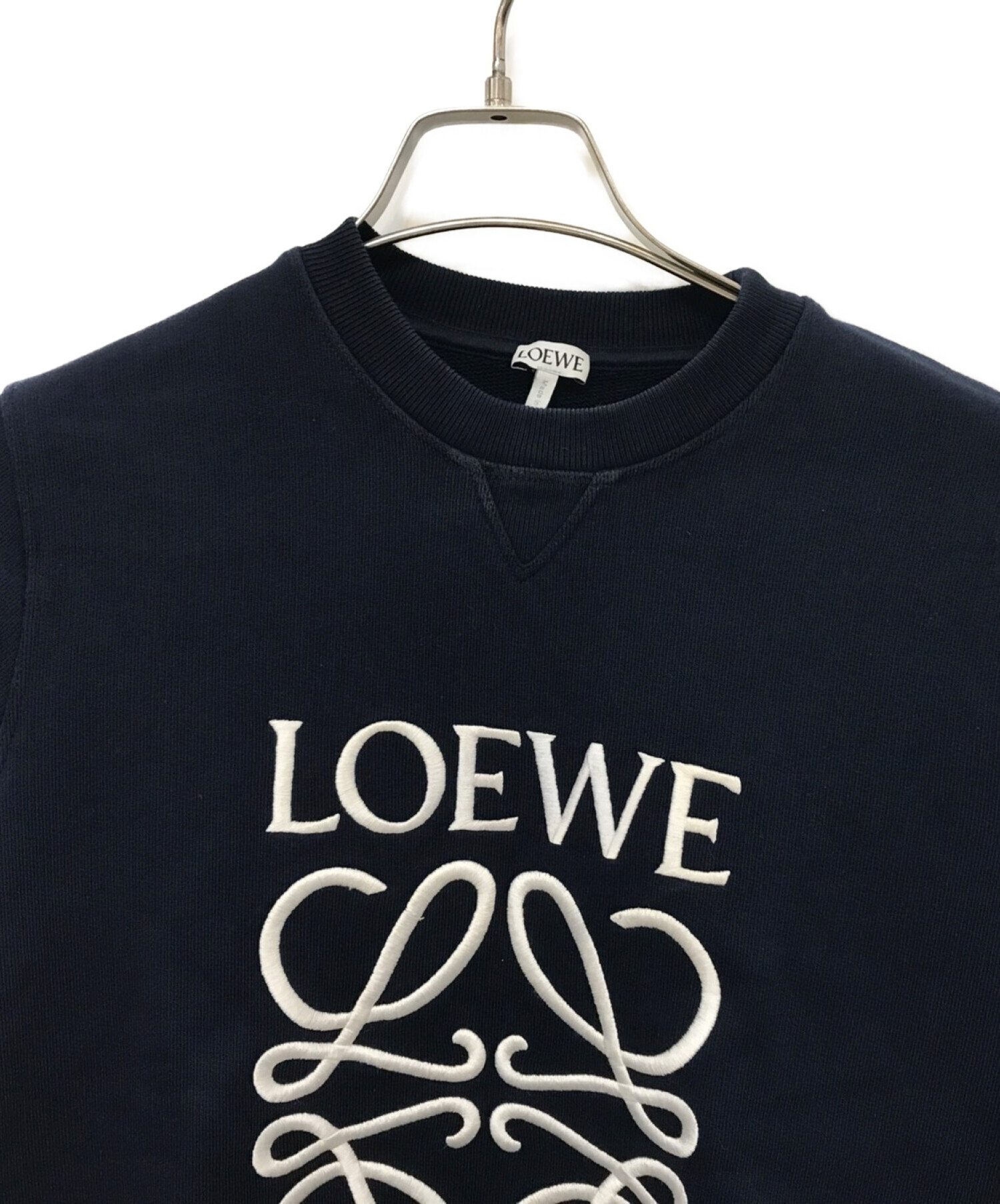 LOEWE ロエベ 刺繍ロゴ クルーネックトレーナー - トレーナー/スウェット