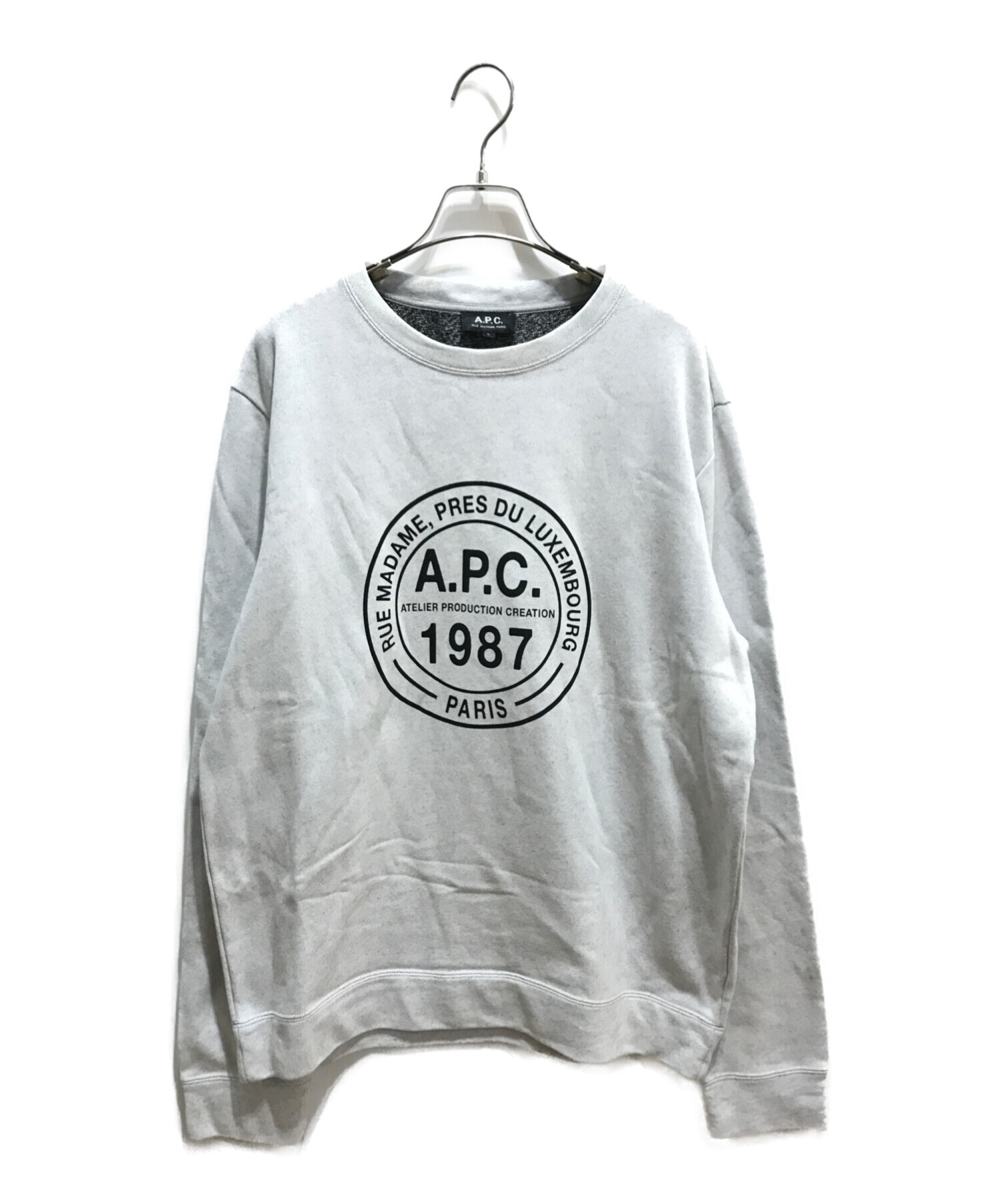 パリ試着のみ パリ購入 アーペーセー A.P.C. スウェット Sサイズ