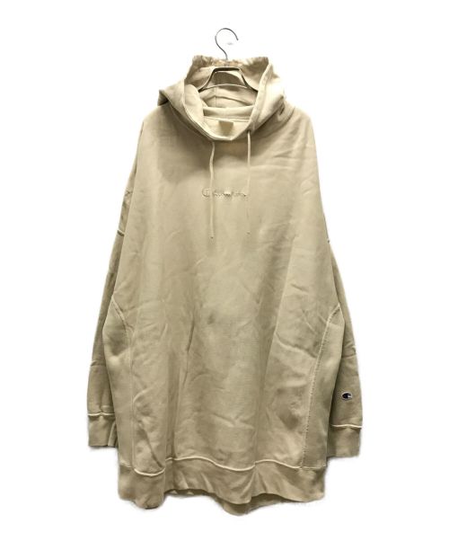 【中古・古着通販】Champion REVERSE WEAVE (チャンピオンリバースウィーブ) FRAY ID (フレイ アイディー) パーカー  ベージュ サイズ:M｜ブランド・古着通販 トレファク公式【TREFAC FASHION】スマホサイト