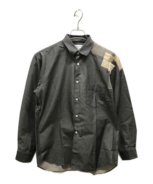 【中古・古着通販】COMME des GARCONS SHIRT (コムデギャルソンシャツ) パッチワークシャツ グレー  サイズ:S｜ブランド・古着通販 トレファク公式【TREFAC FASHION】スマホサイト