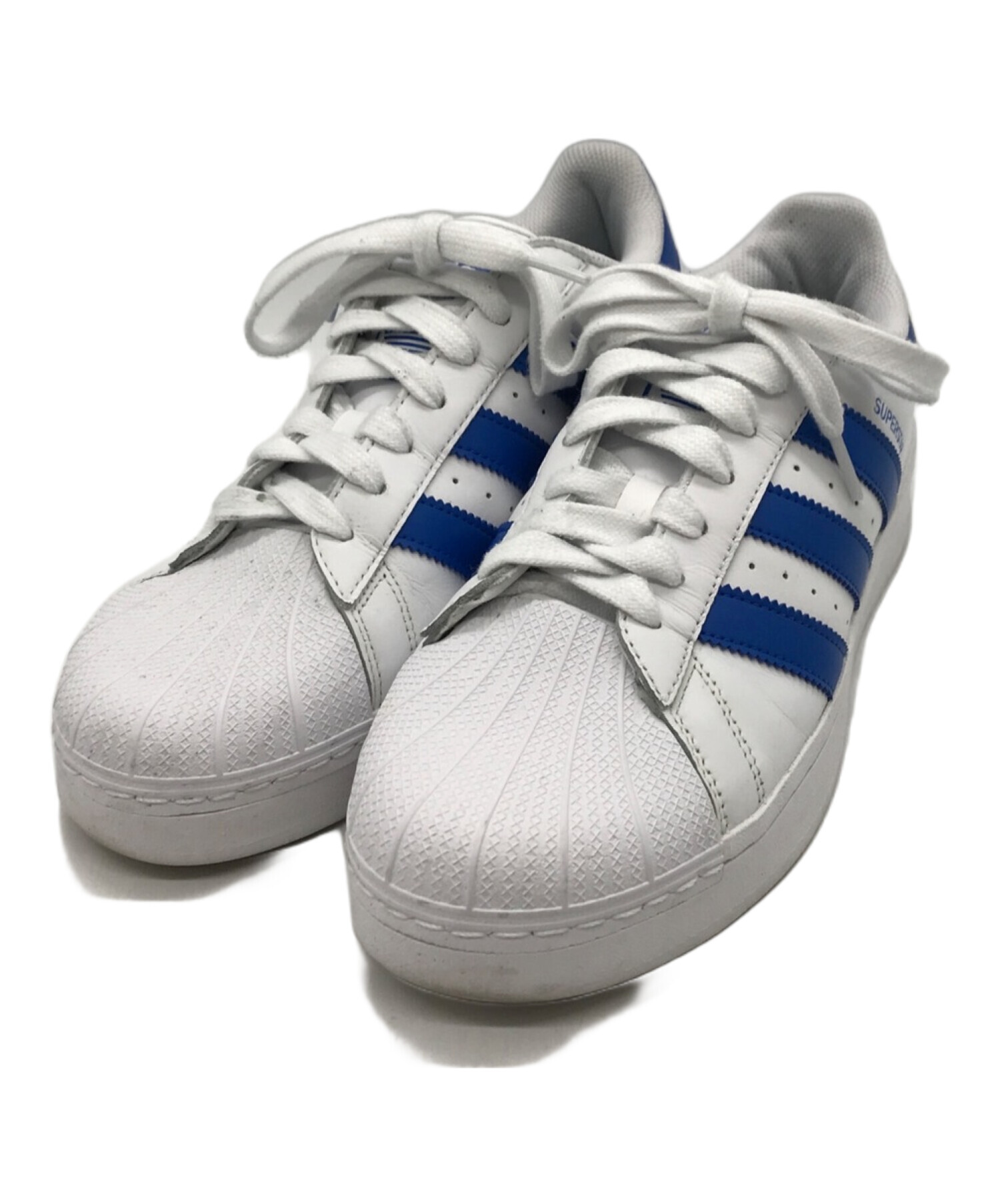 中古・古着通販】adidas (アディダス) スニーカー ホワイト×ブルー サイズ:27.5｜ブランド・古着通販 トレファク公式【TREFAC  FASHION】スマホサイト