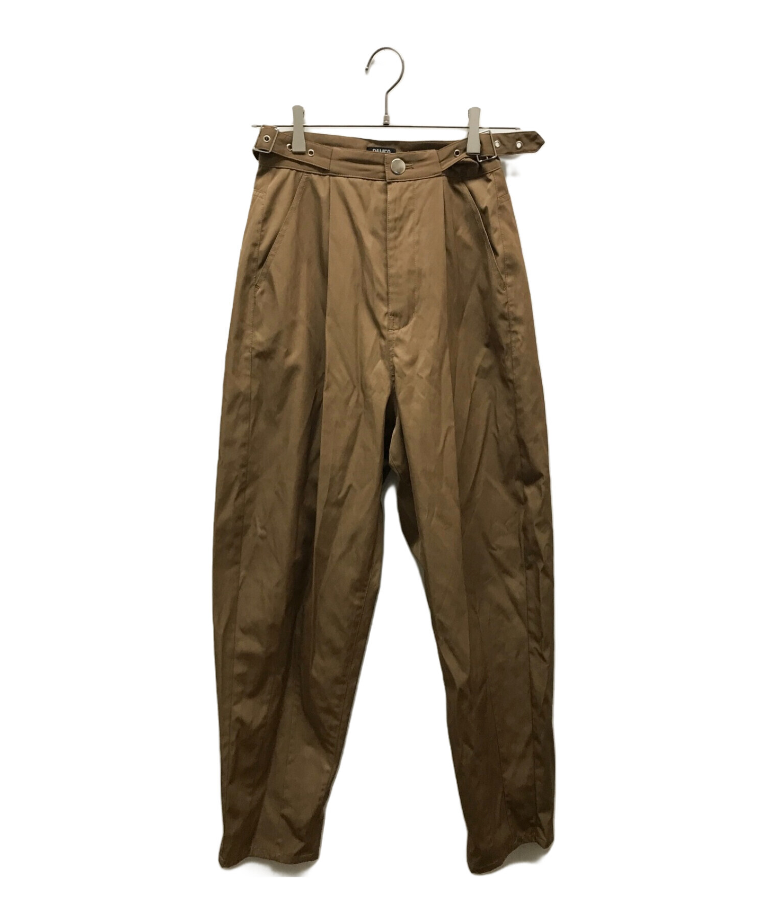 中古・古着通販】PAMEO POSE (パメオポーズ) Tuck Trousers ブラウン サイズ:S｜ブランド・古着通販  トレファク公式【TREFAC FASHION】スマホサイト