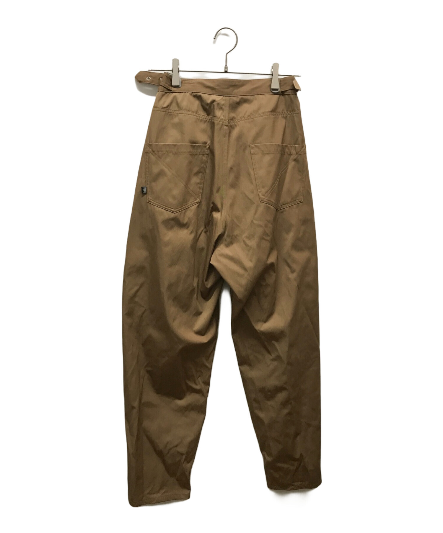 中古・古着通販】PAMEO POSE (パメオポーズ) Tuck Trousers ブラウン サイズ:S｜ブランド・古着通販  トレファク公式【TREFAC FASHION】スマホサイト