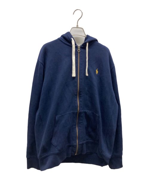 【中古・古着通販】POLO RALPH LAUREN (ポロ・ラルフローレン) ジップパーカー ネイビー サイズ:XL｜ブランド・古着通販  トレファク公式【TREFAC FASHION】スマホサイト