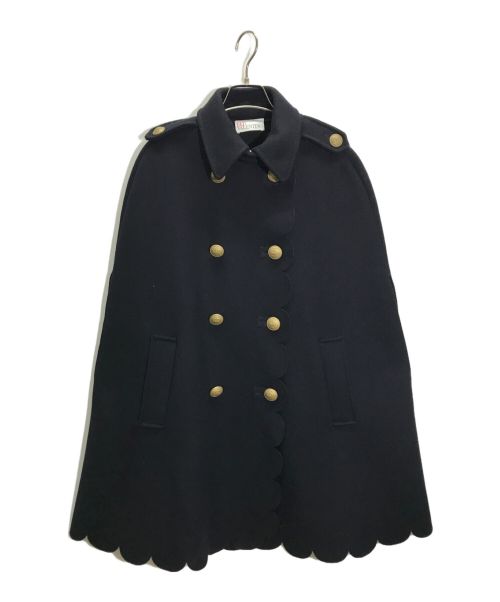 中古・古着通販】RED VALENTINO (レッドヴァレンティノ) 金ボタンケープコート ネイビー サイズ:L｜ブランド・古着通販  トレファク公式【TREFAC FASHION】スマホサイト