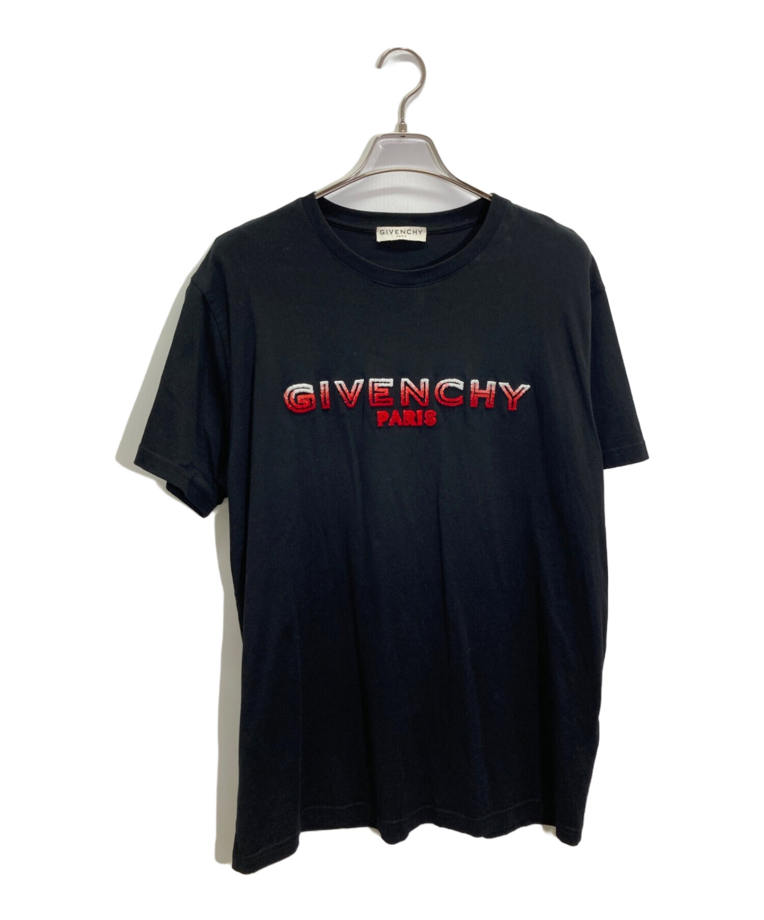 GIVENCHY (ジバンシィ) ロゴカットソー ブラック サイズ:M