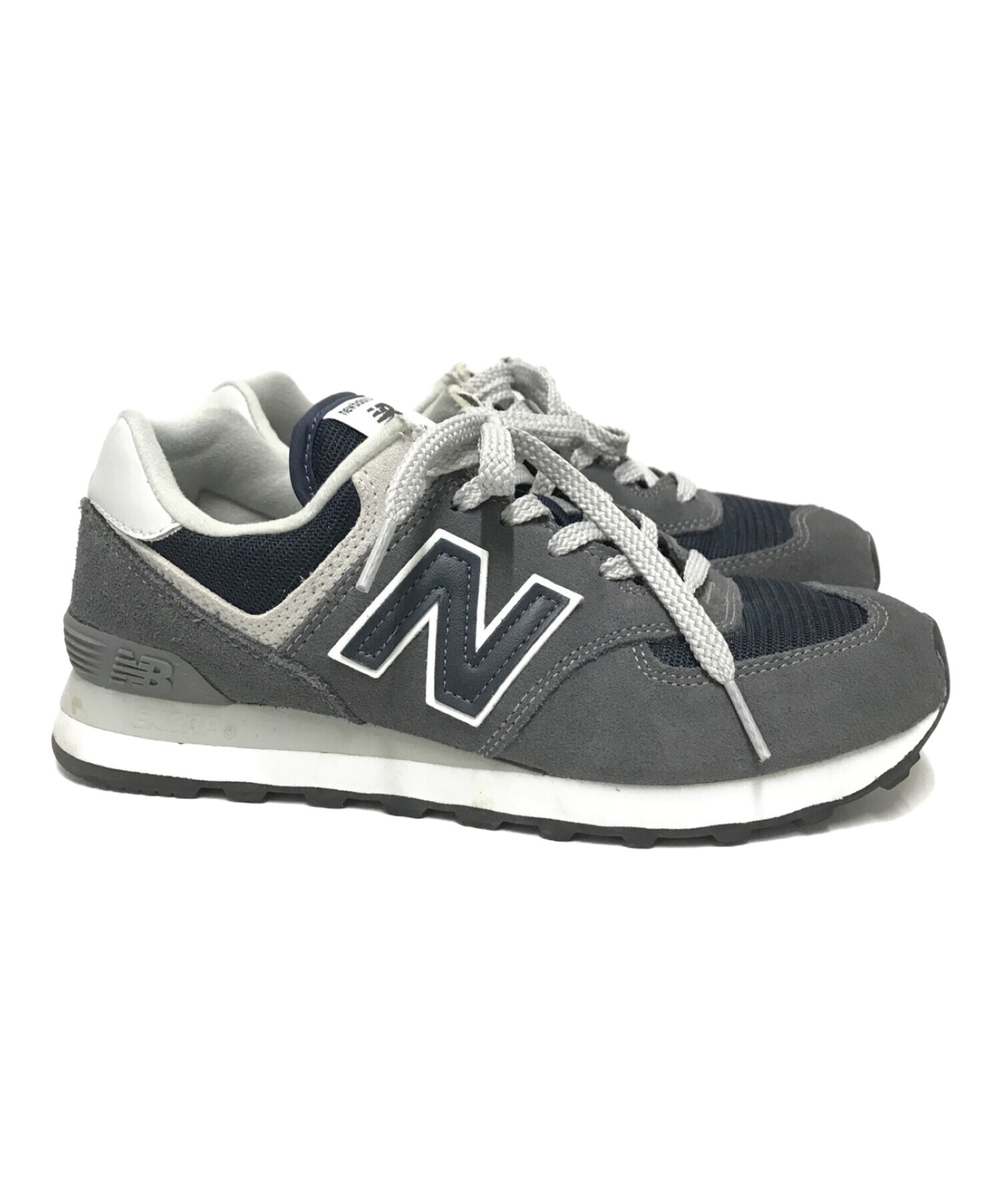 NEW BALANCE (ニューバランス) スニーカー グレー サイズ:24.5