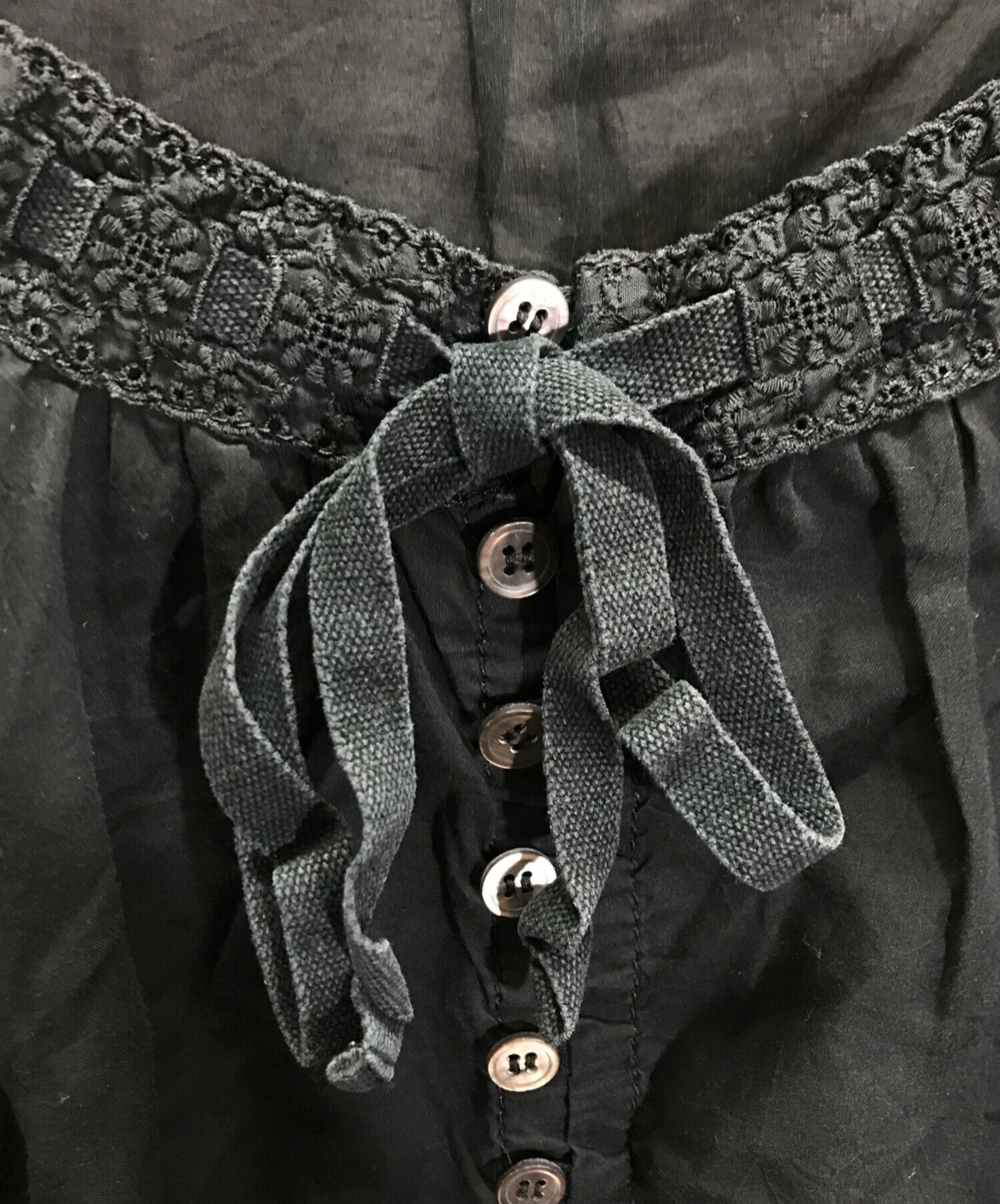 中古・古着通販】tricot COMME des GARCONS (トリココムデギャルソン) ブラウス ブラック サイズ:S｜ブランド・古着通販  トレファク公式【TREFAC FASHION】スマホサイト