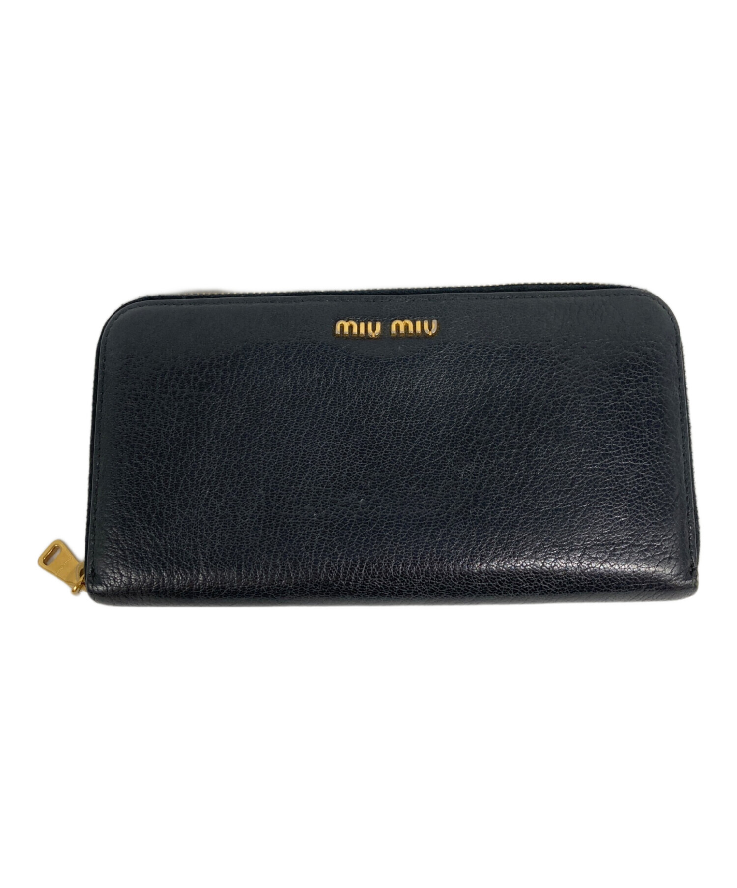 中古・古着通販】MIU MIU (ミュウミュウ) 長財布 ブラック｜ブランド・古着通販 トレファク公式【TREFAC FASHION】スマホサイト