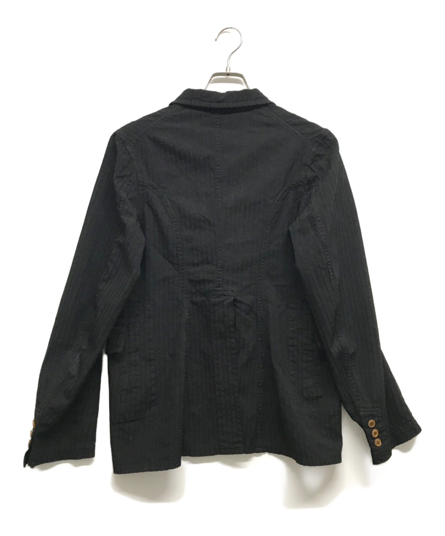 中古・古着通販】COMME des GARCONS COMME des GARCONS (コムデギャルソン コムデギャルソン) ポリ縮絨ジャケット  ブラック サイズ:S｜ブランド・古着通販 トレファク公式【TREFAC FASHION】スマホサイト